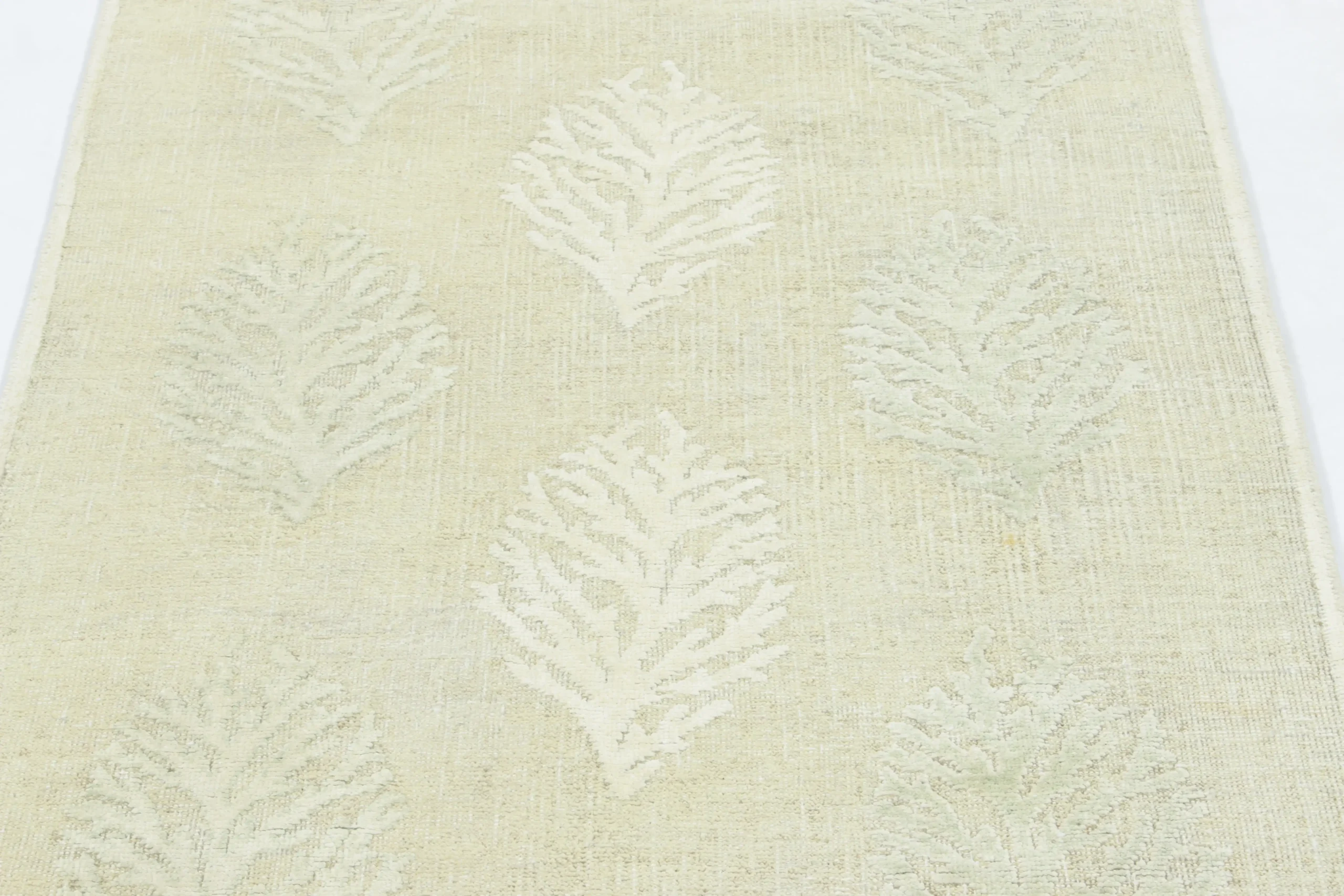 Floral Block Print Runner Rug