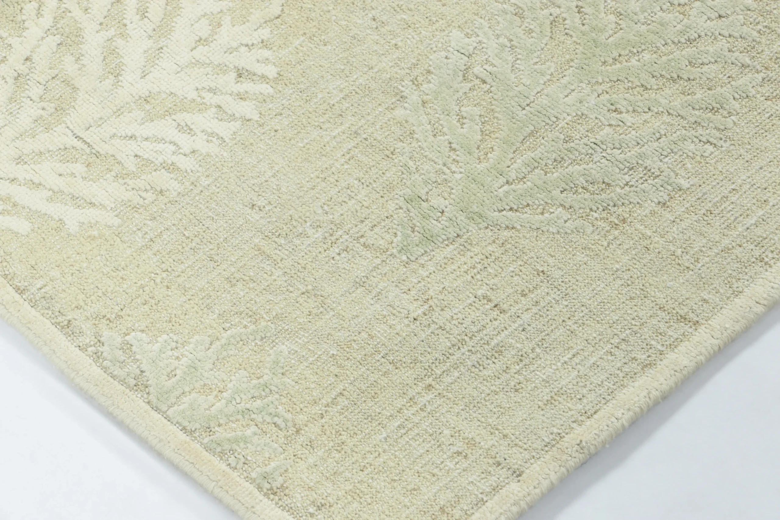 Floral Block Print Runner Rug