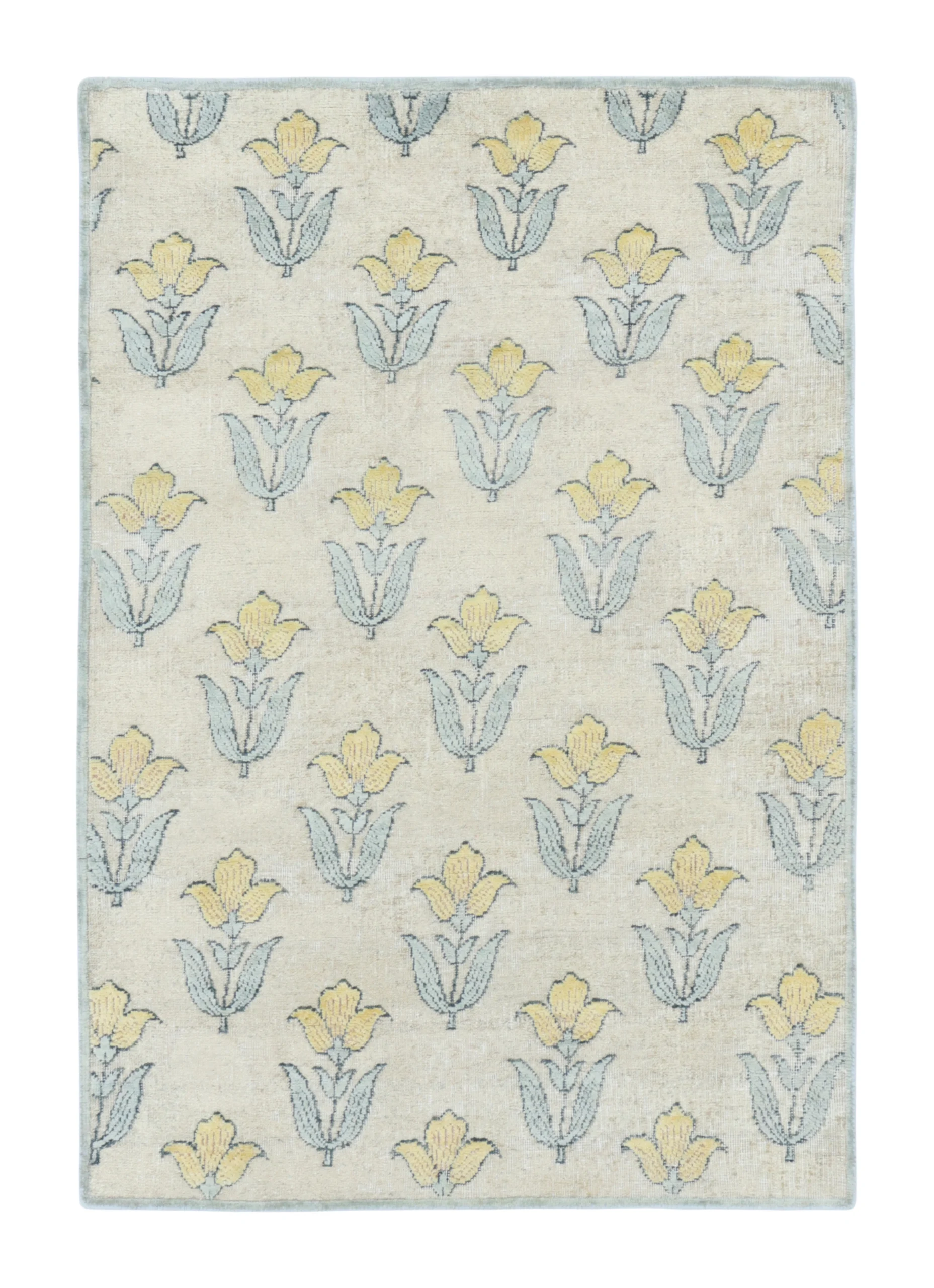 Rug & Kilim’s Floral Block Print Rug