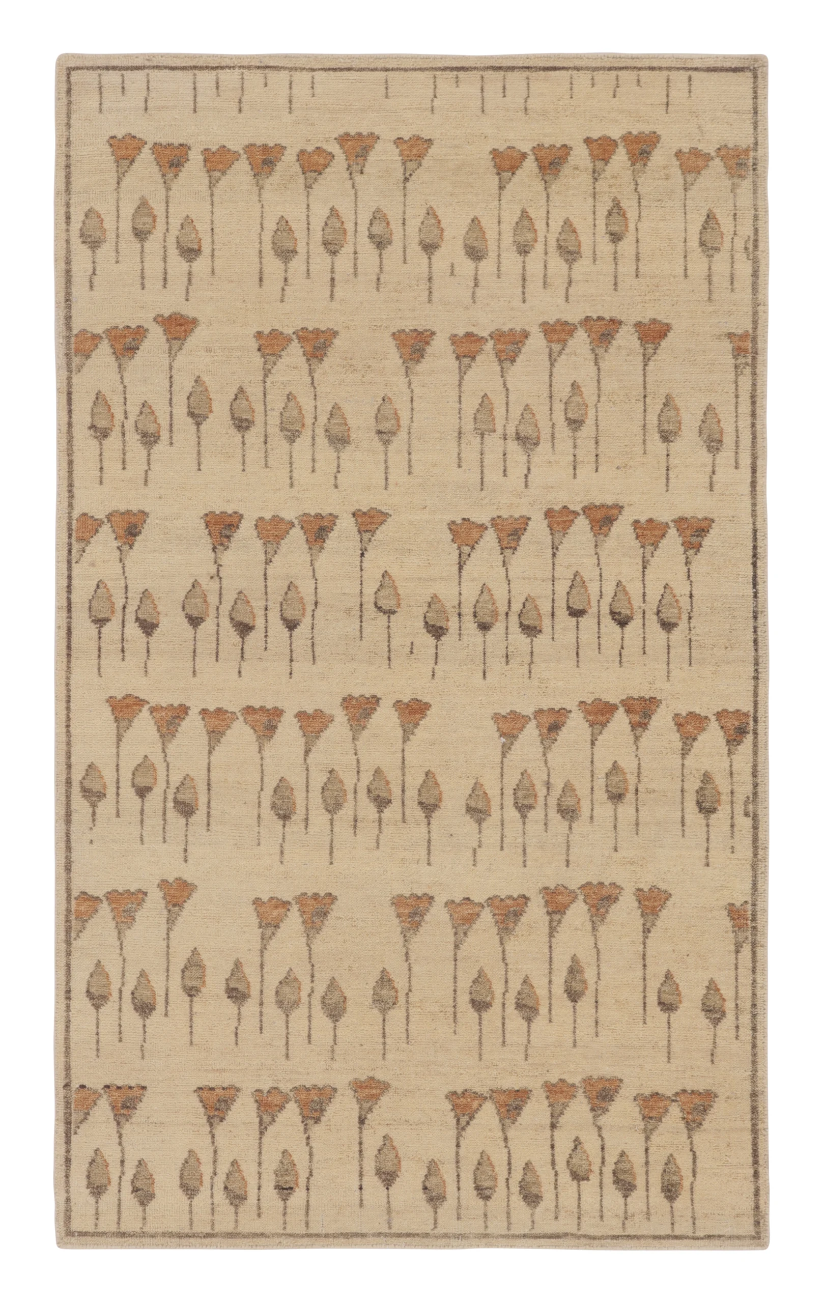 Modern Block Print Rug