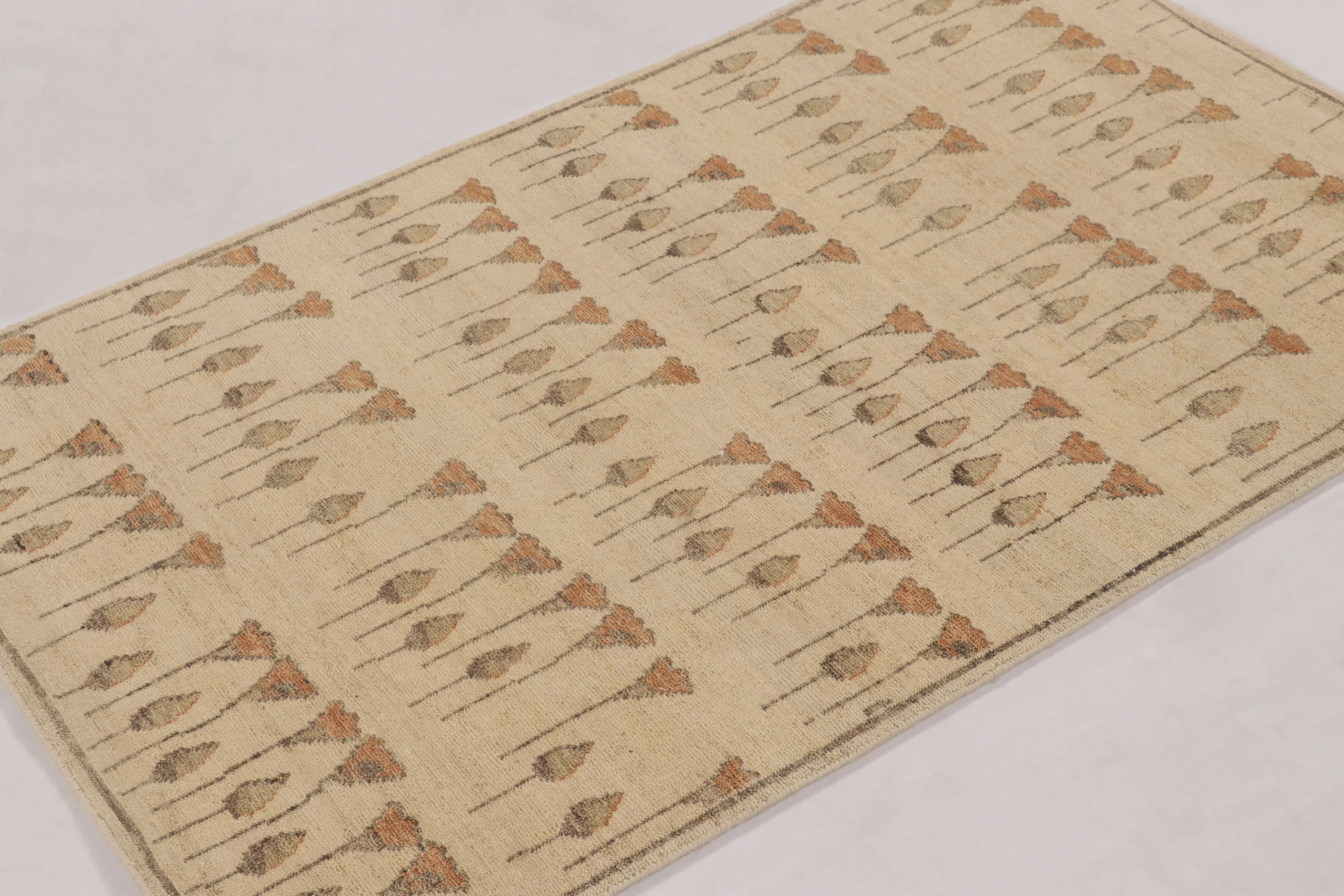 Modern Block Print Rug