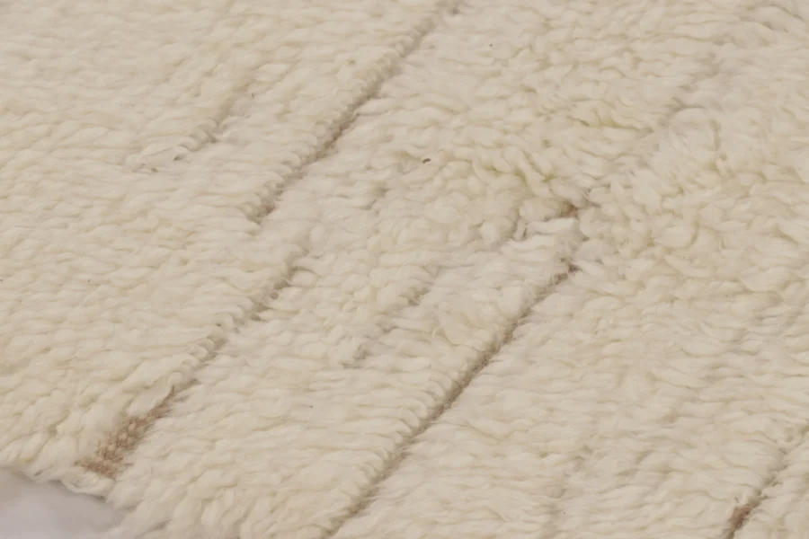 Modern Moroccan High Pile Rug