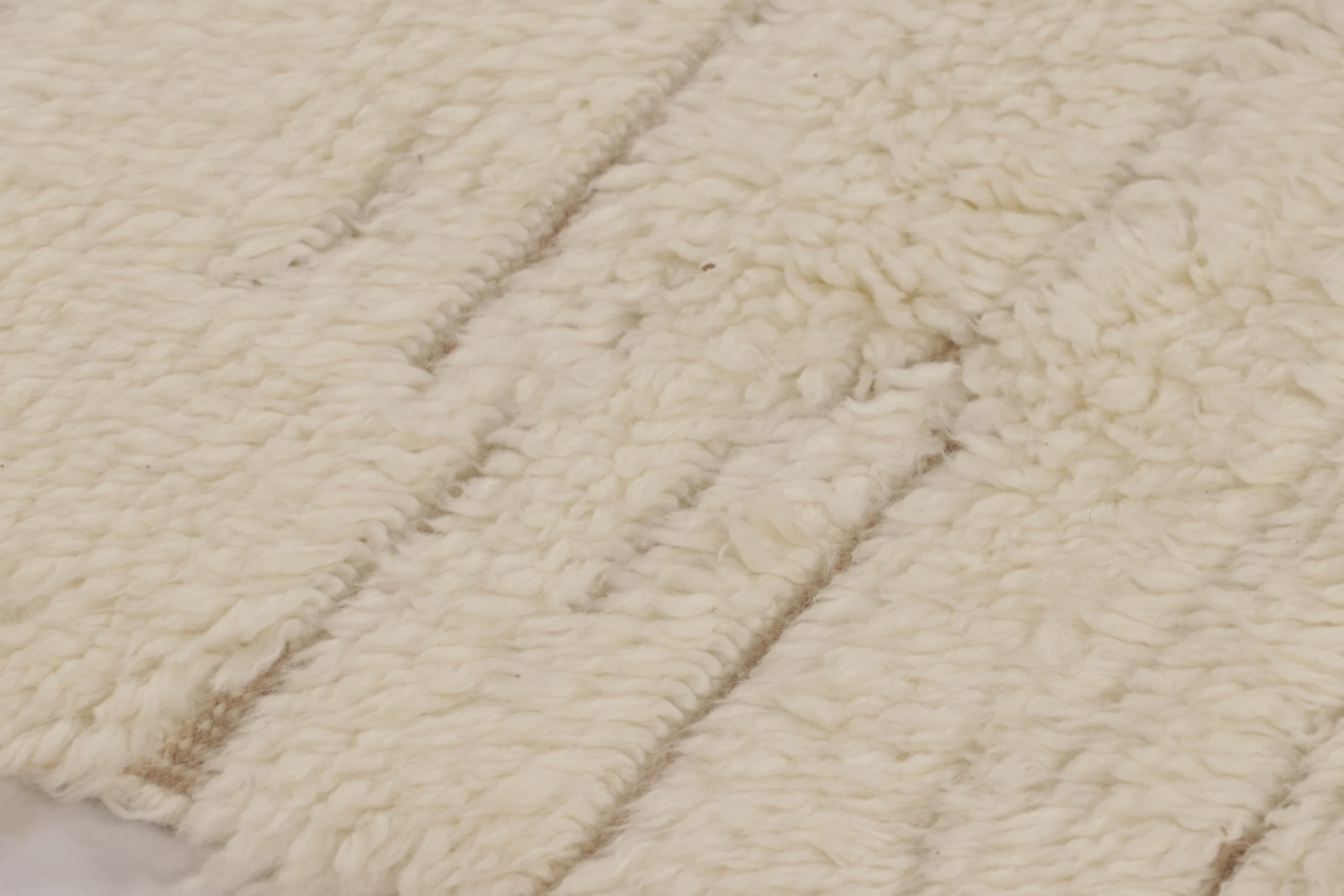 Modern Moroccan High Pile Rug