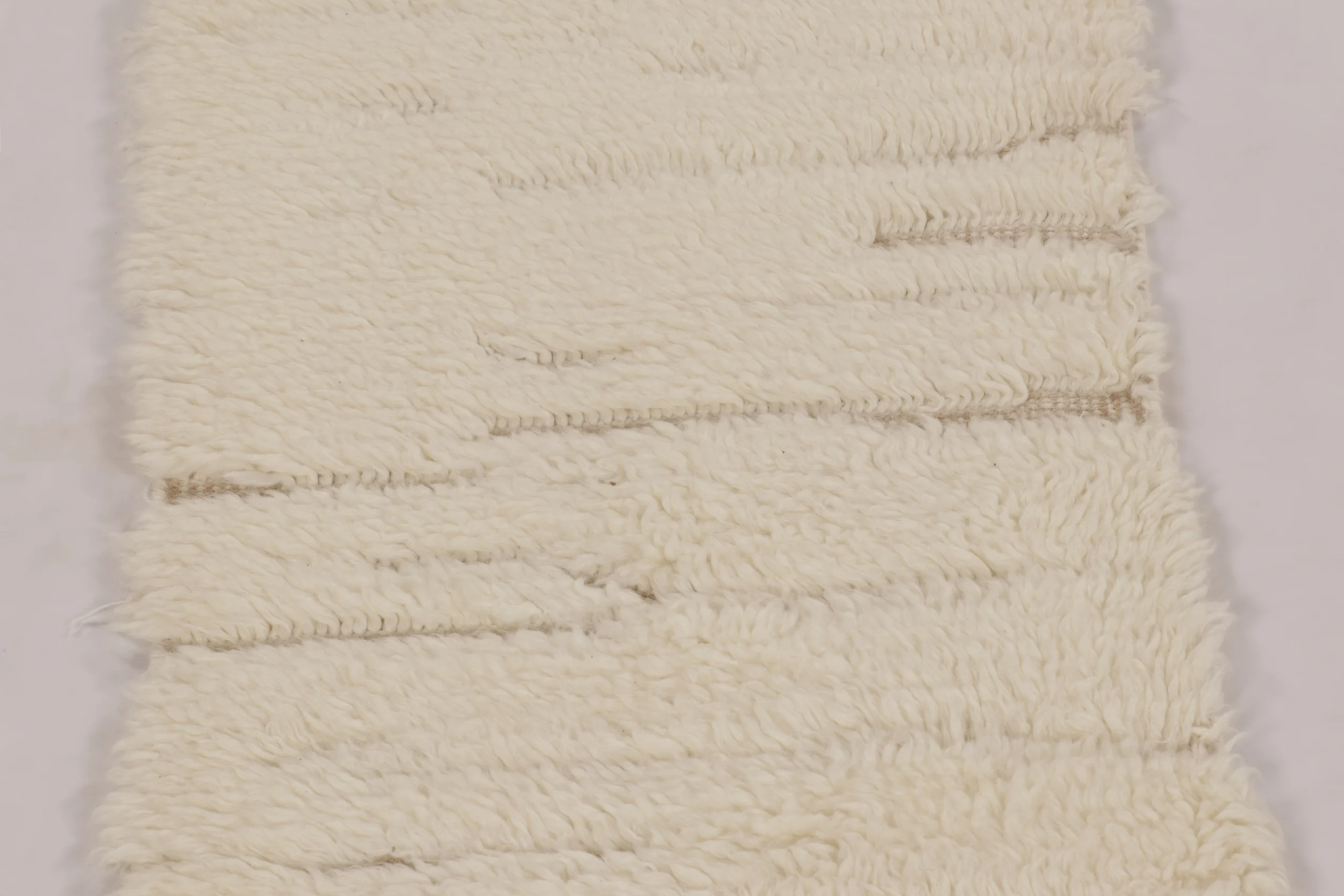 Modern Moroccan High Pile Rug