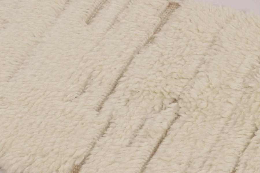 Modern Moroccan High Pile Rug