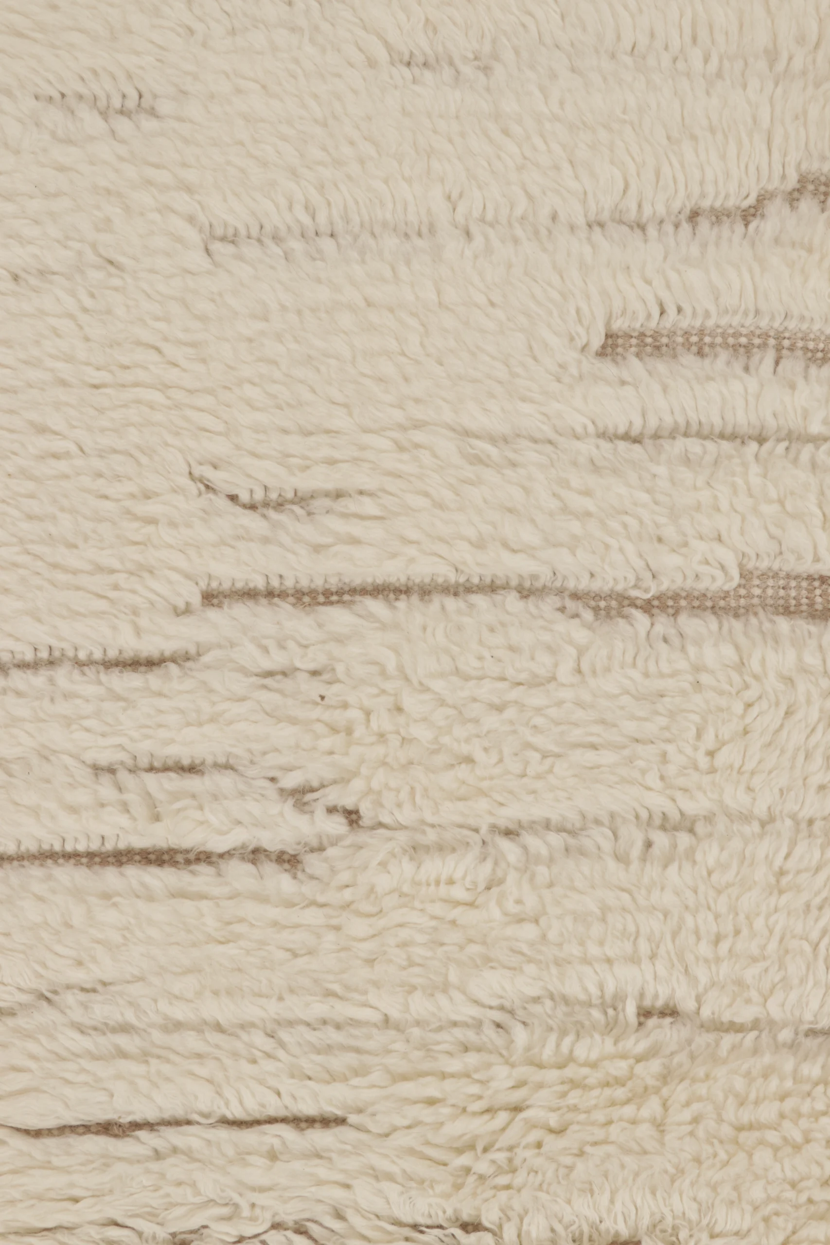 Modern Moroccan High Pile Rug