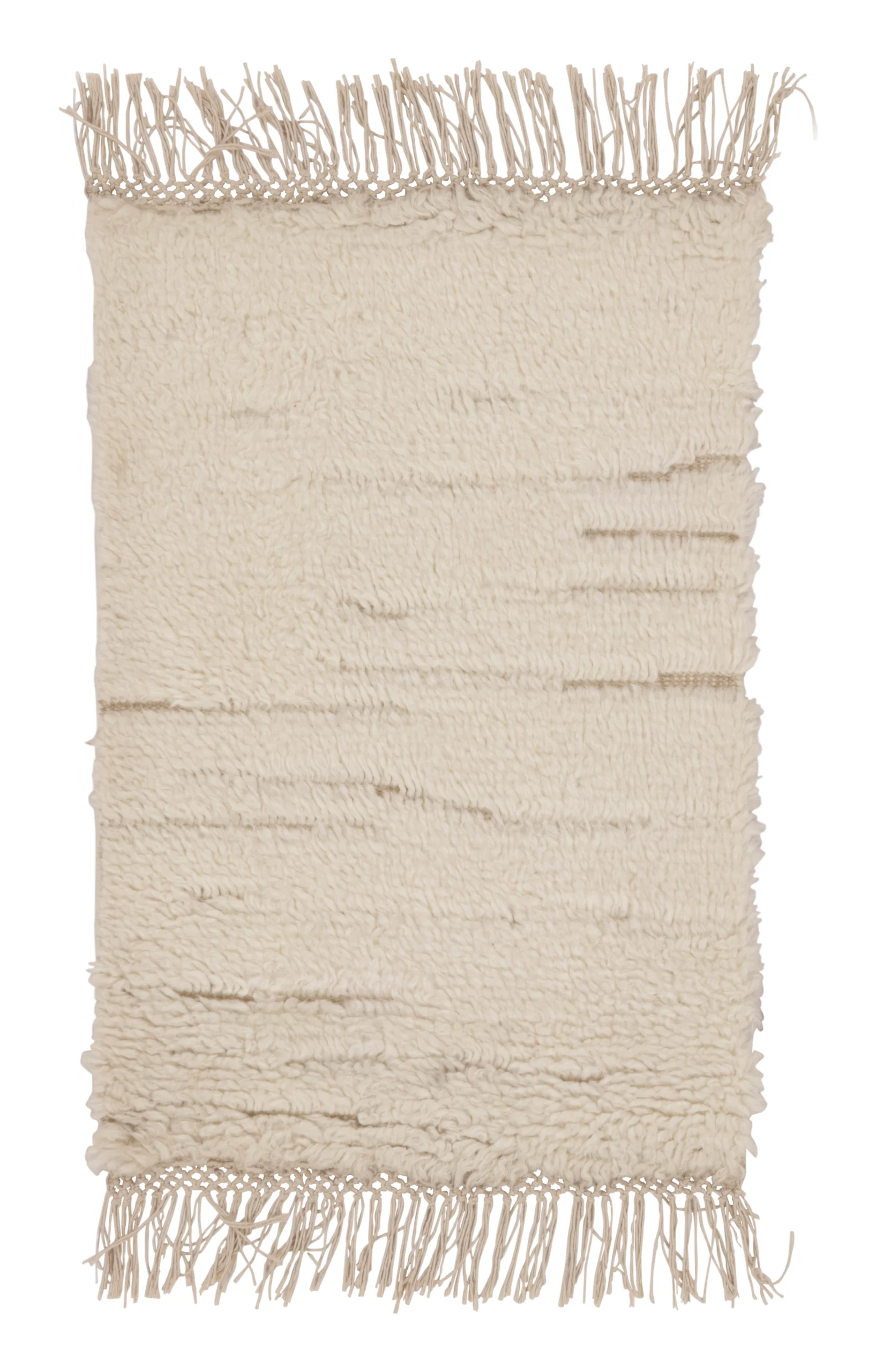 Modern Moroccan High Pile Rug