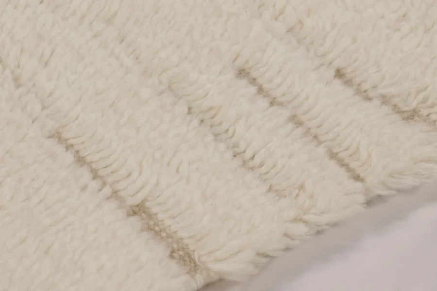 Modern Moroccan High Pile Rug