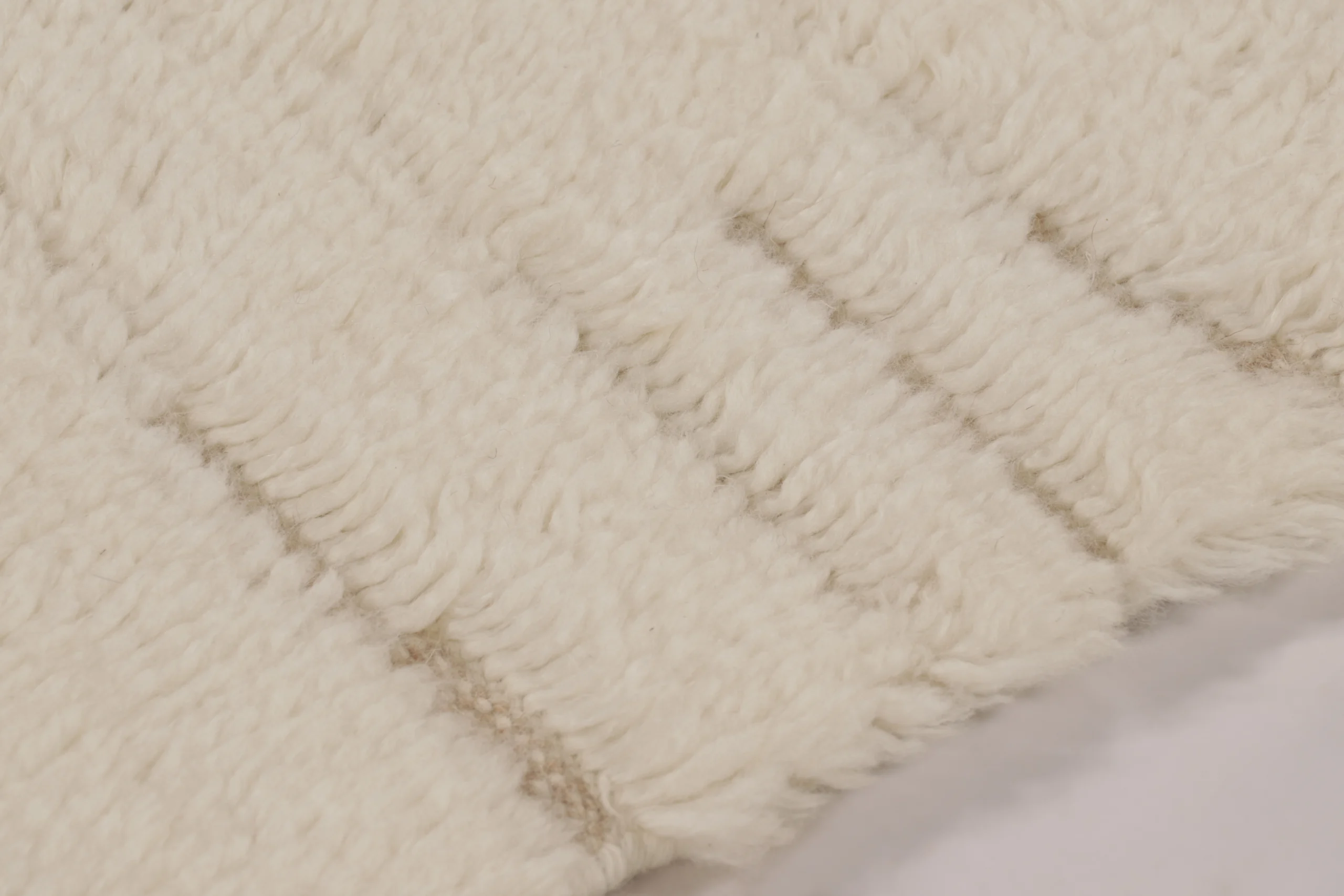 Modern Moroccan High Pile Rug