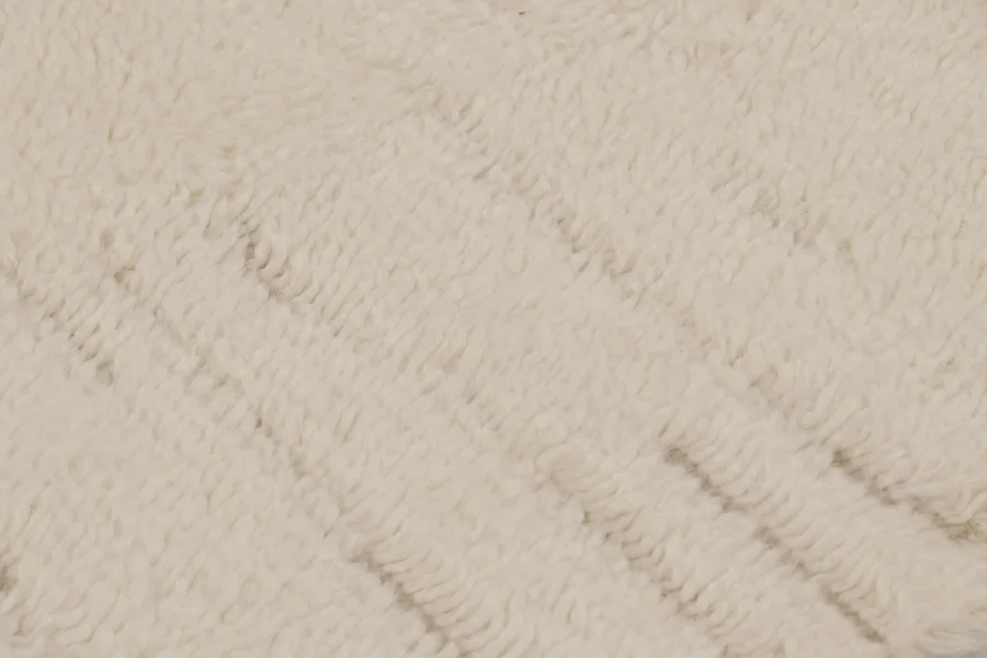 Modern Moroccan High Pile Rug