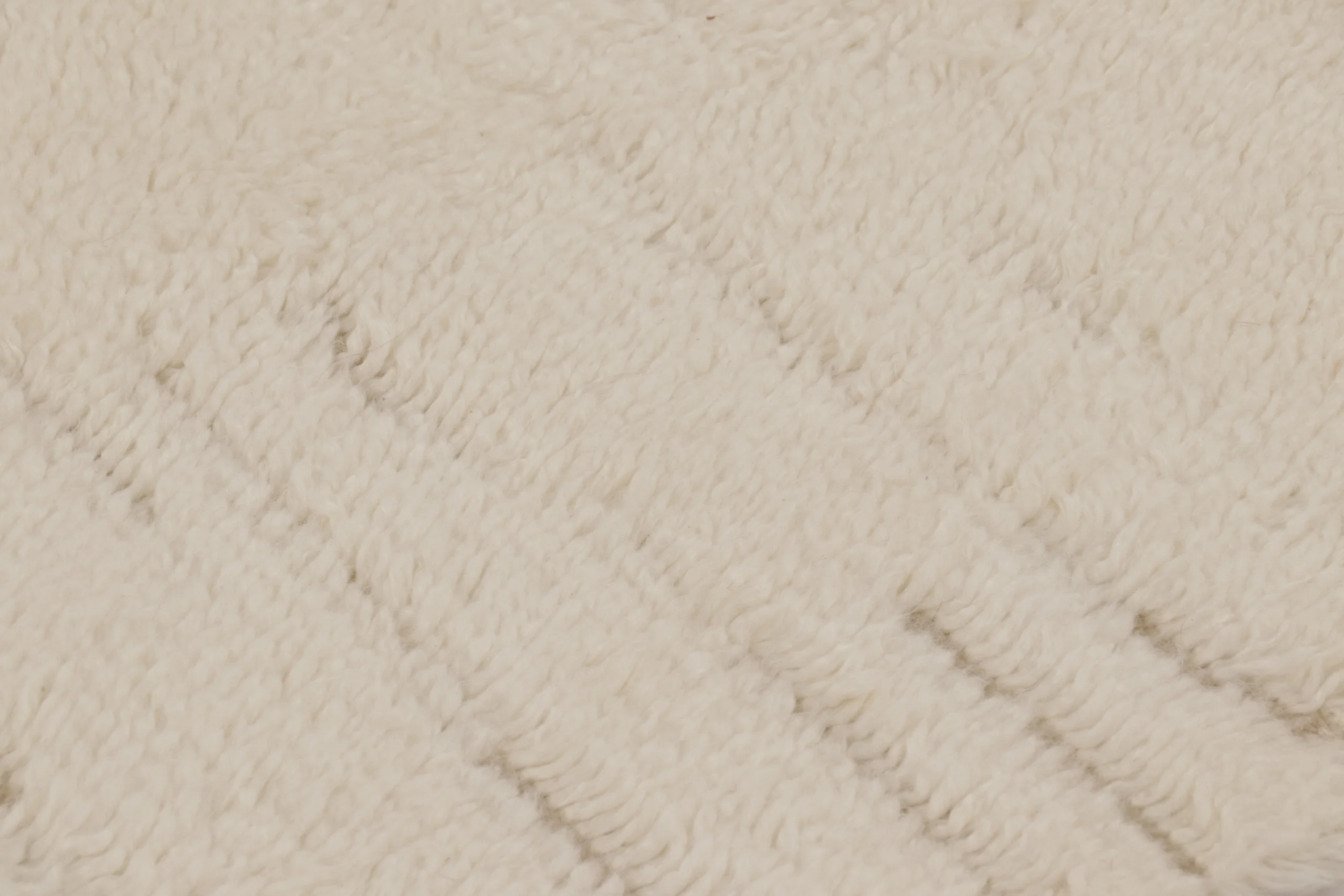 Modern Moroccan High Pile Rug