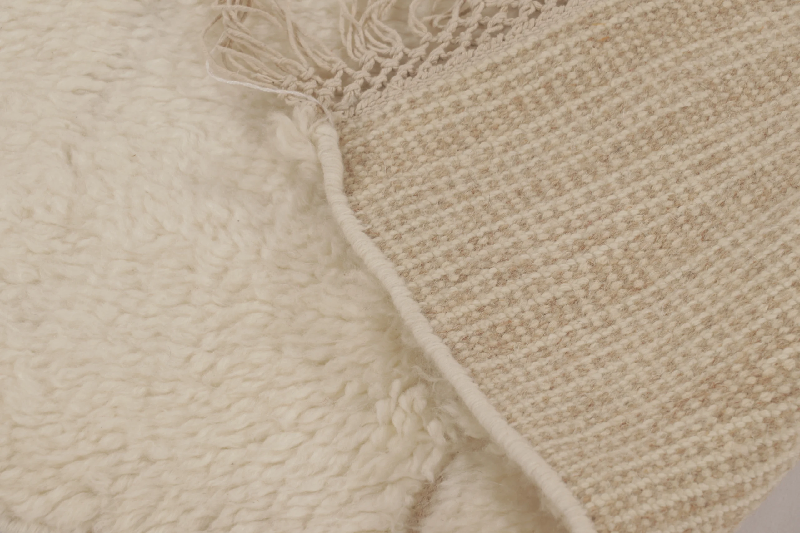 Modern Moroccan High Pile Rug