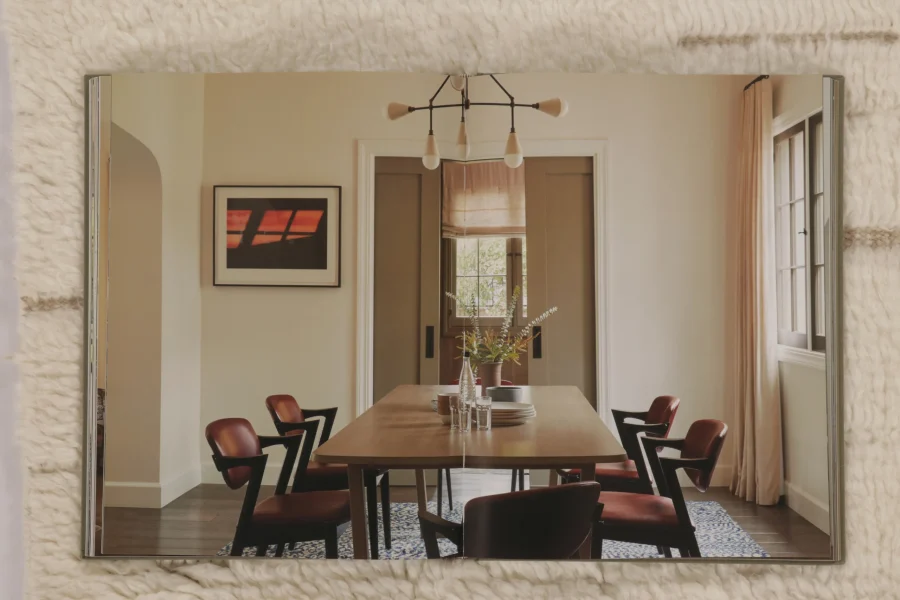 Modern Moroccan High Pile Rug