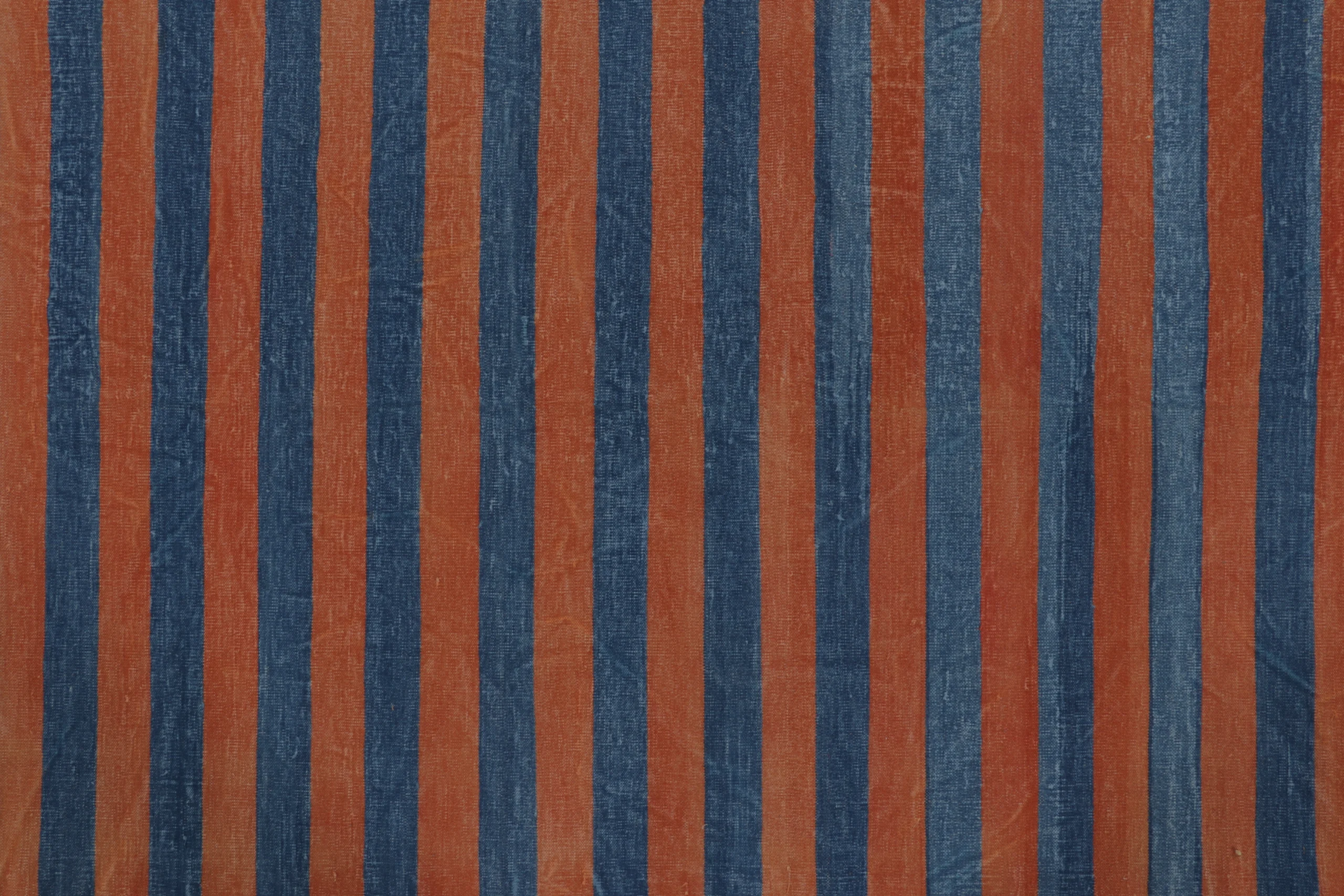 Contemporary Striped Dhurrie Runner Flatweave