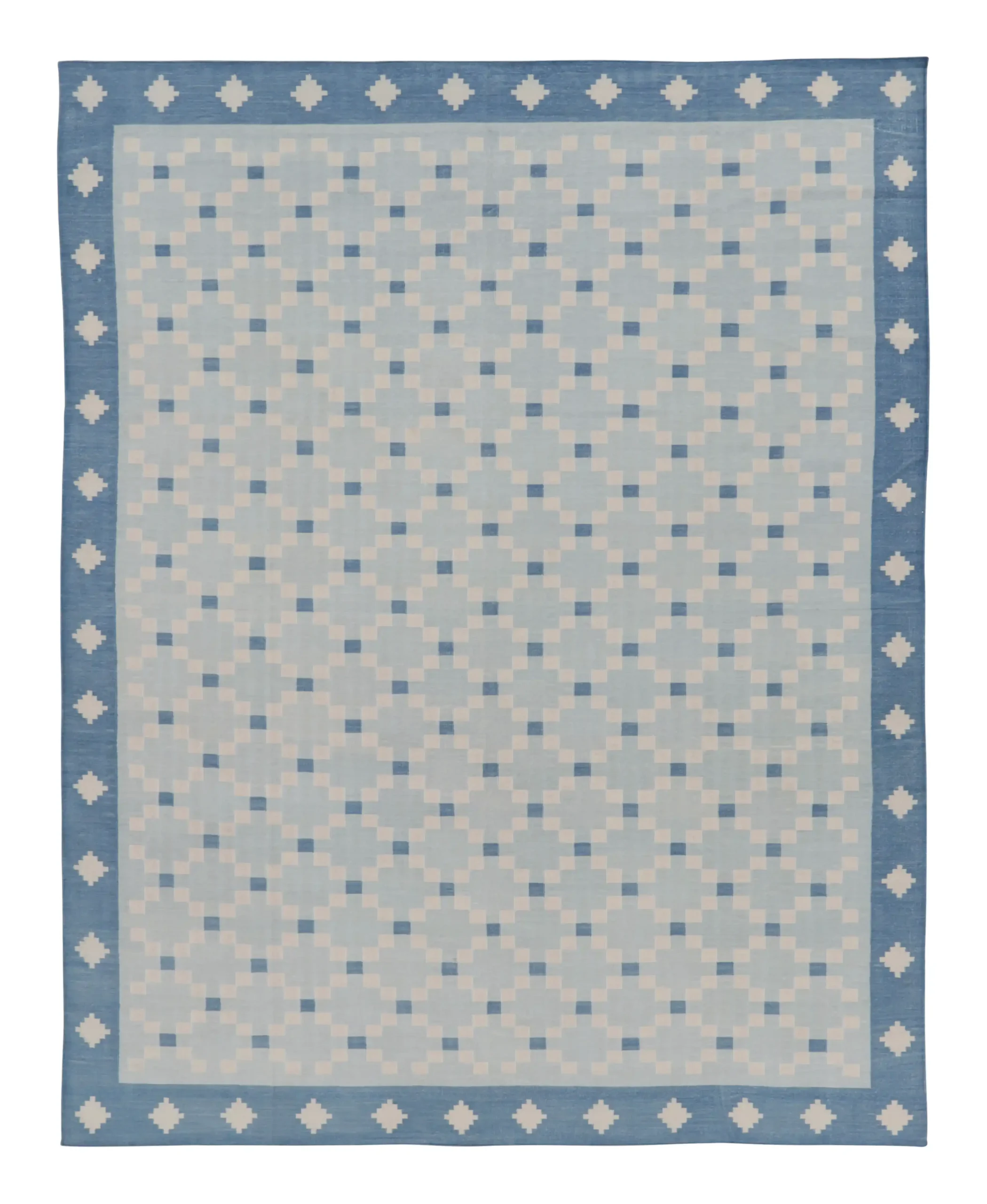 Contemporary Dhurrie Flatweave Rug