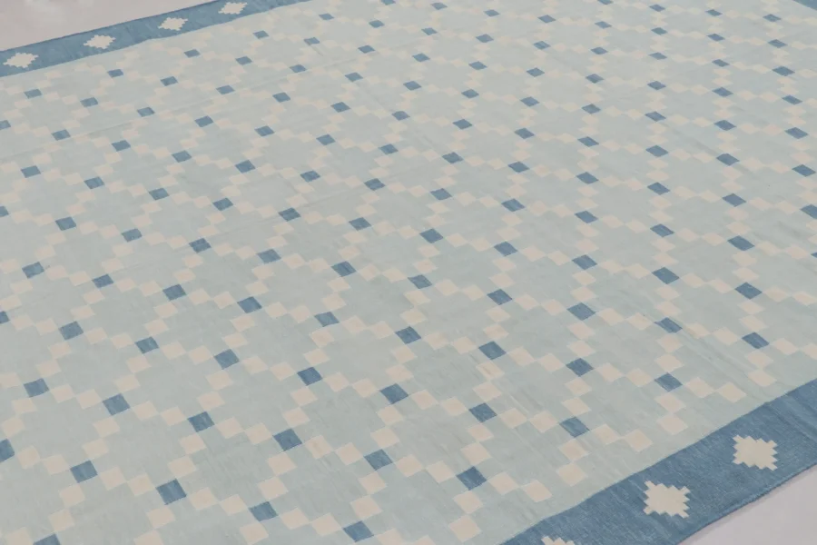 Contemporary Dhurrie Flatweave Rug