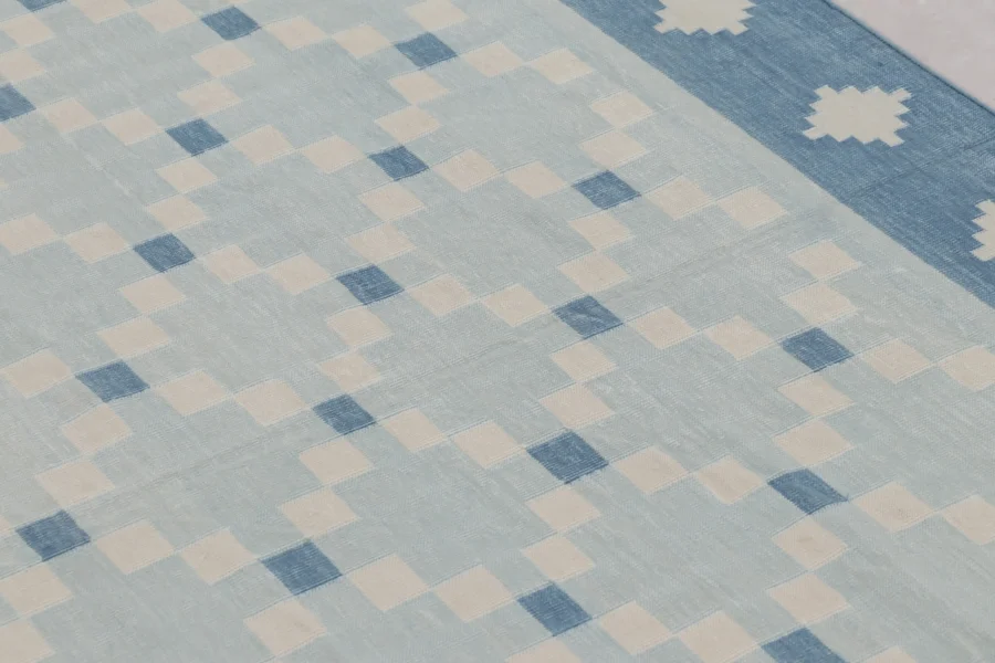Contemporary Dhurrie Flatweave Rug