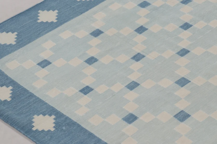 Contemporary Dhurrie Flatweave Rug