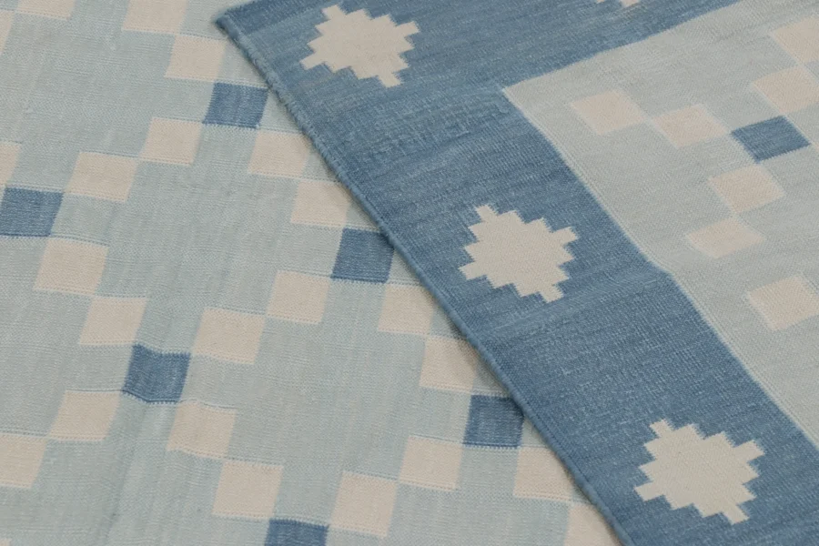 Contemporary Dhurrie Flatweave Rug