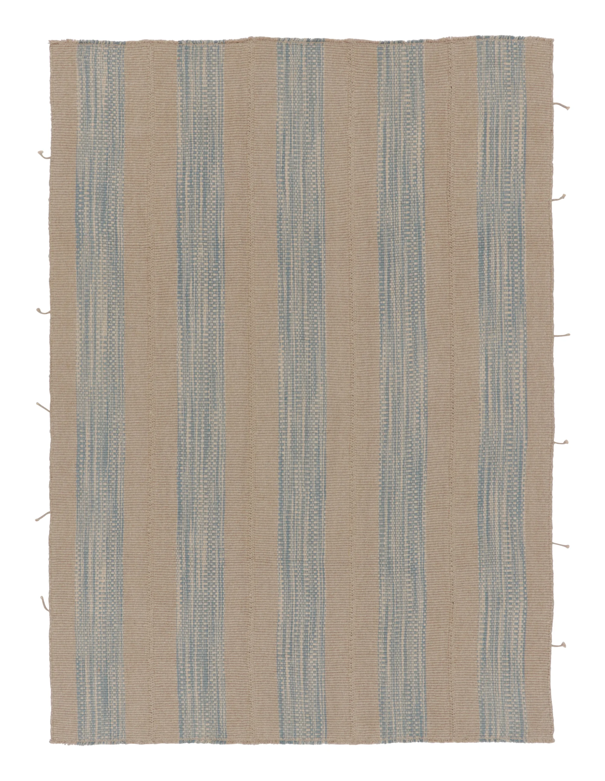 Modern Striped Kilim Rug