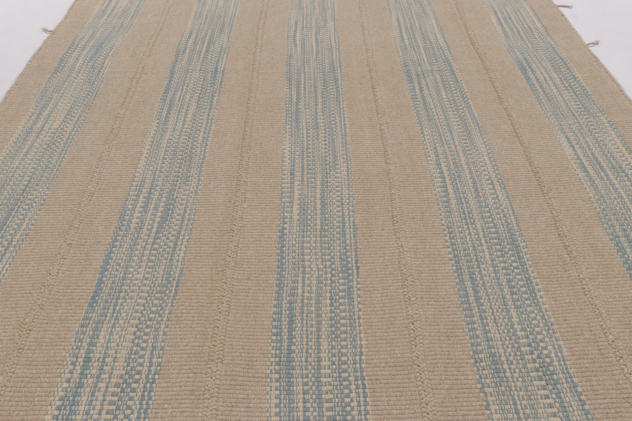 Modern Striped Kilim Rug