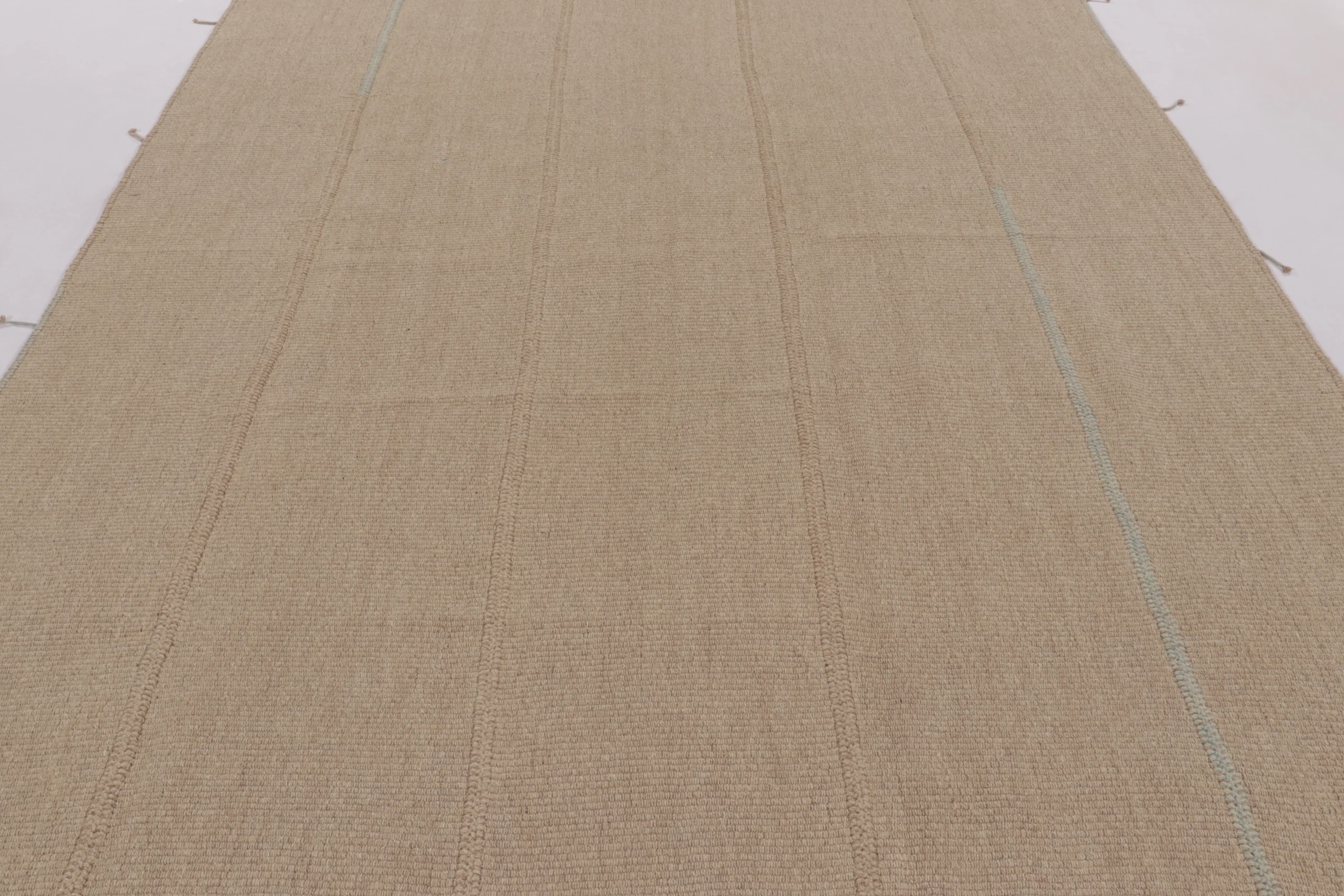 Modern Striped Kilim Rug