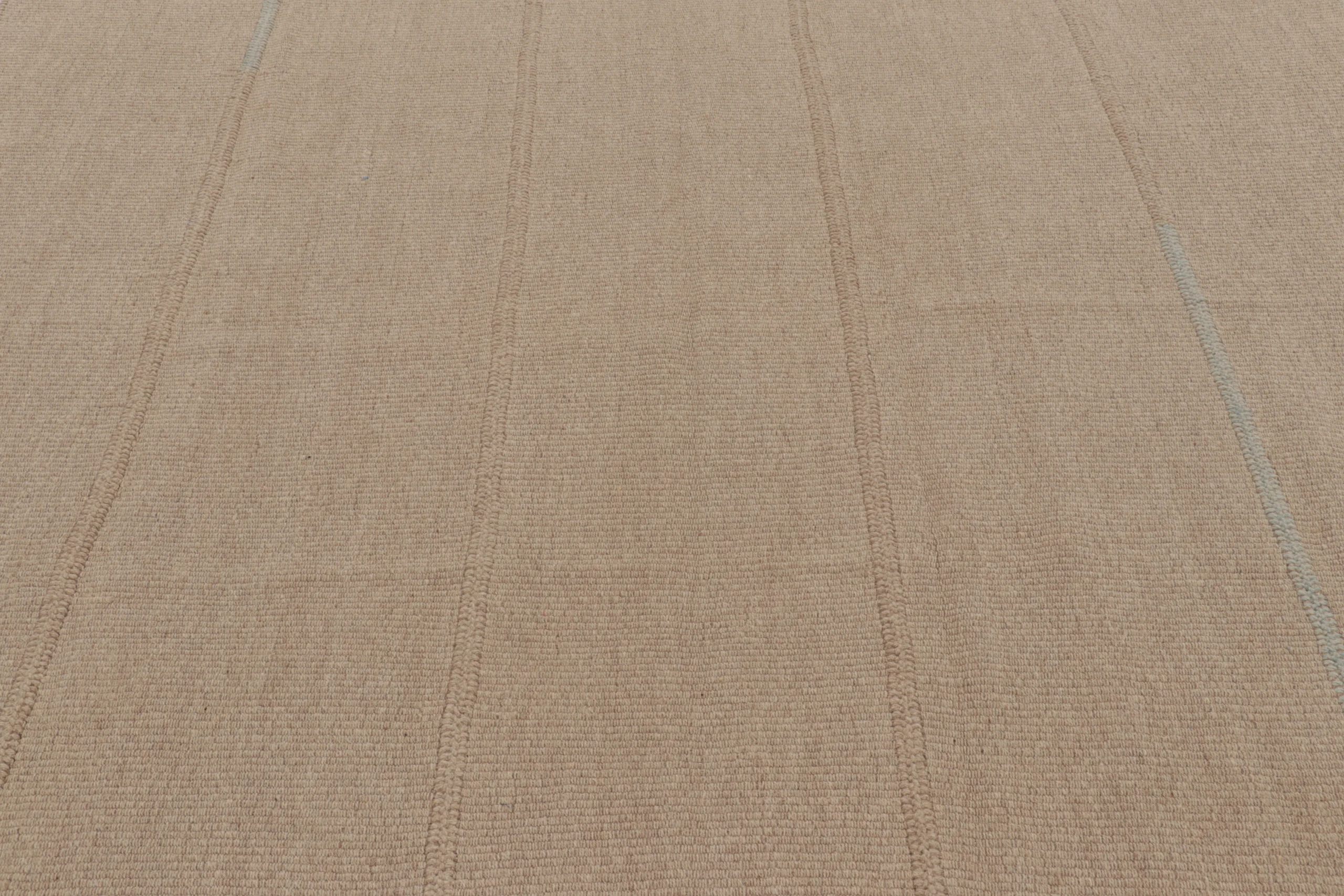 Modern Striped Kilim Rug