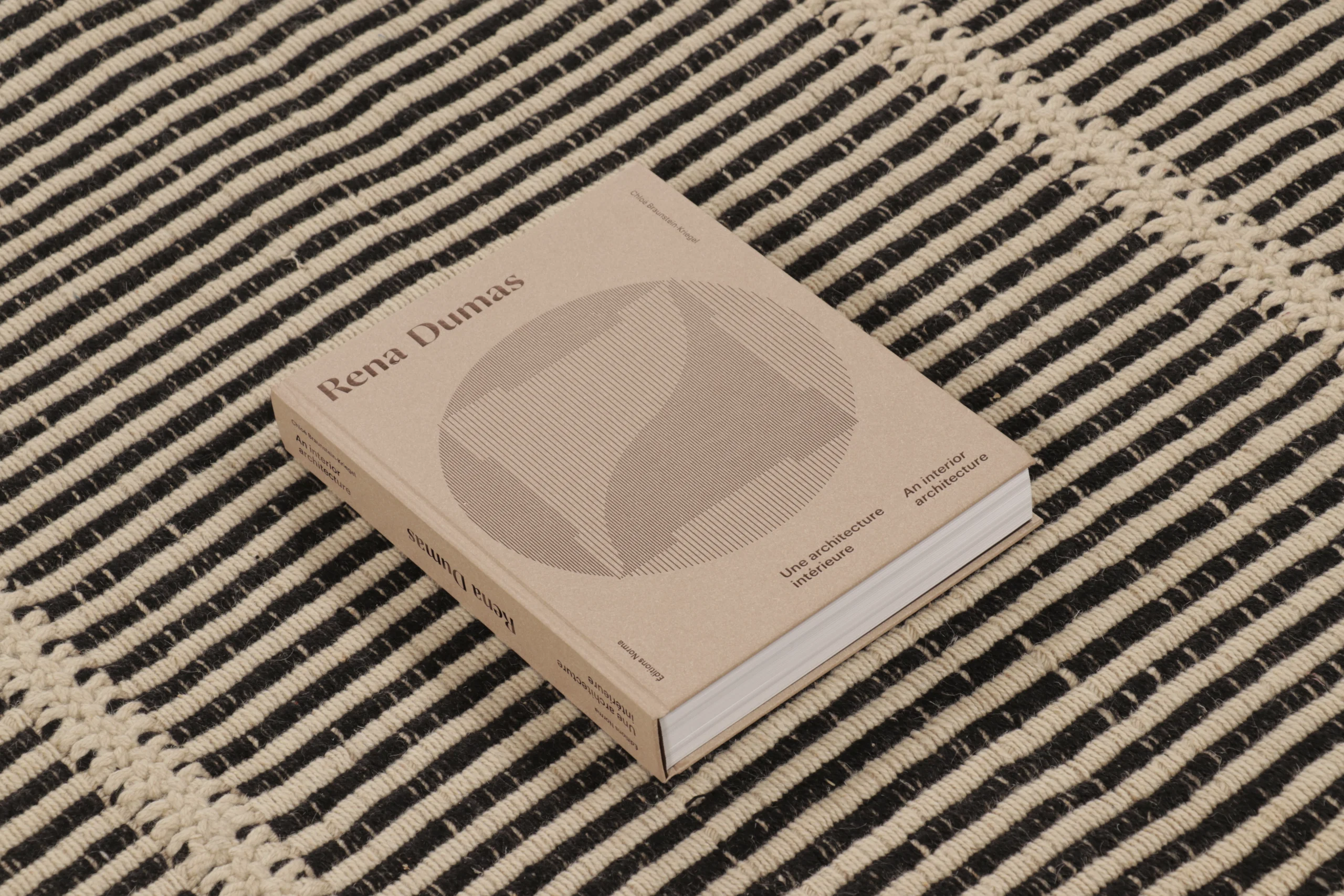 Modern Striped Kilim Rug