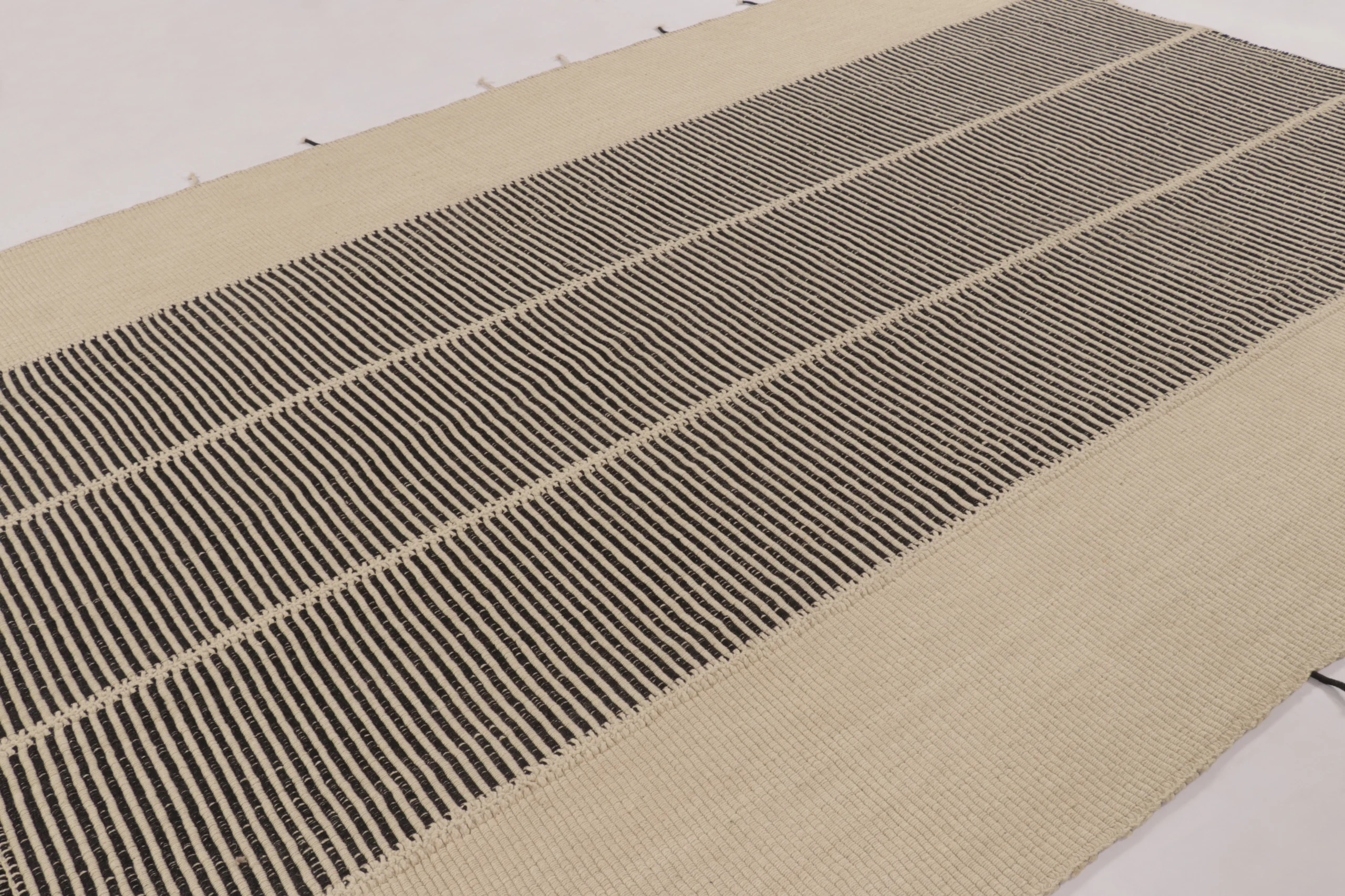 Modern Striped Kilim Rug