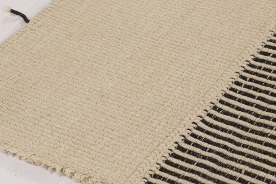 Modern Striped Kilim Rug