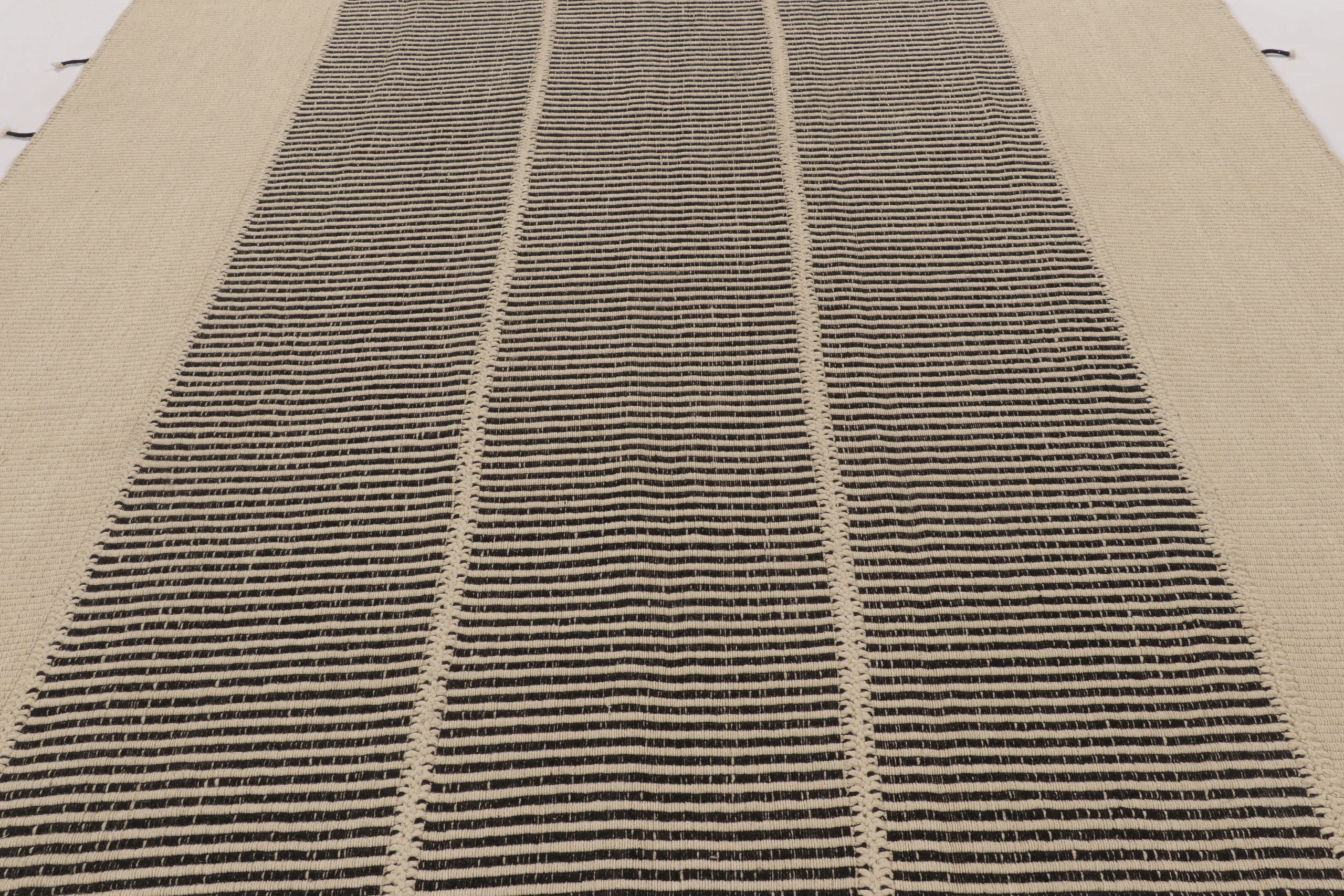Modern Striped Kilim Rug