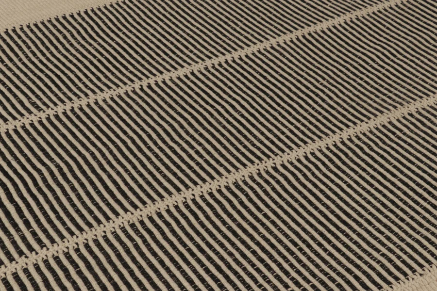 Modern Striped Kilim Rug
