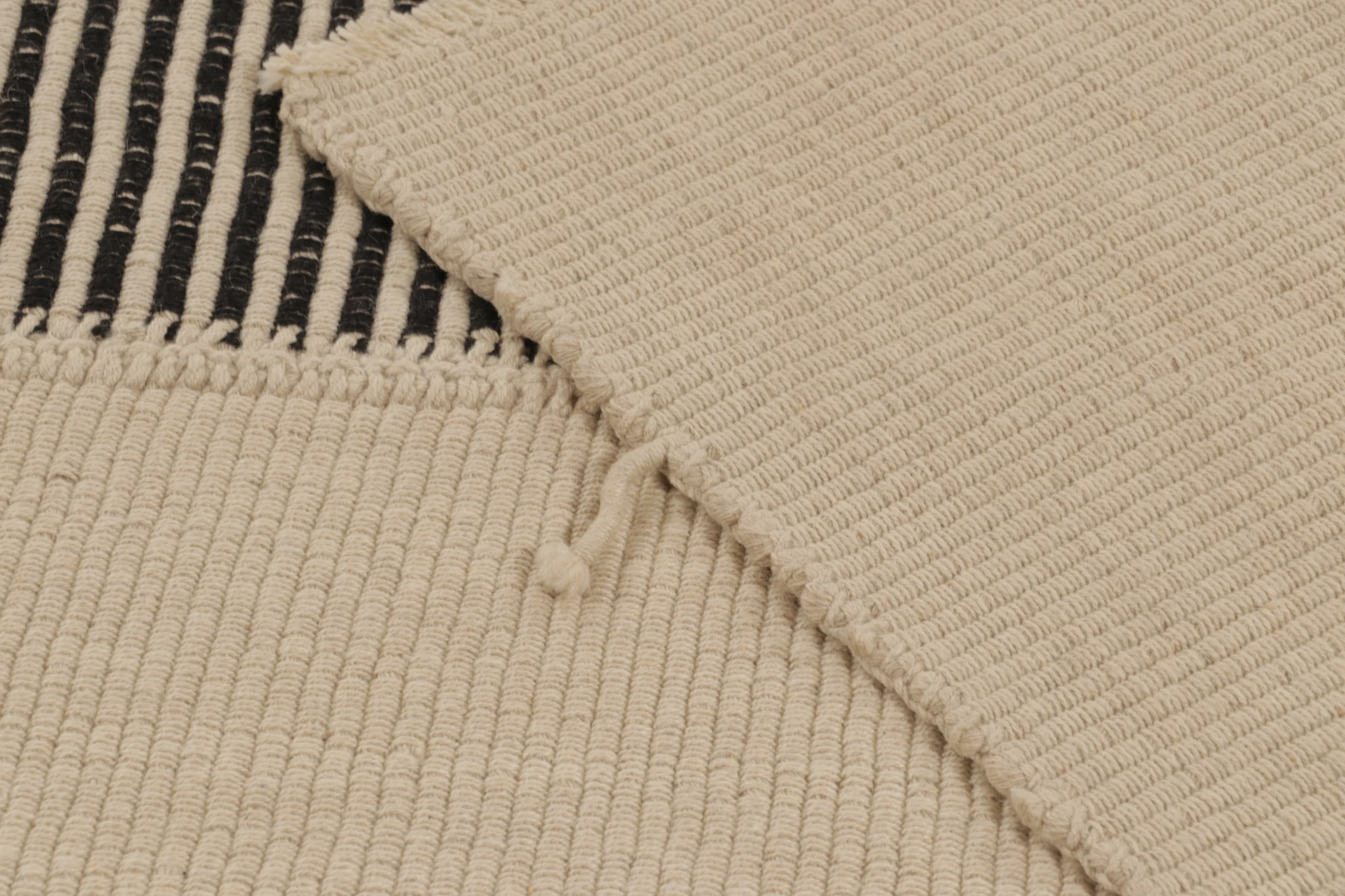 Modern Striped Kilim Rug
