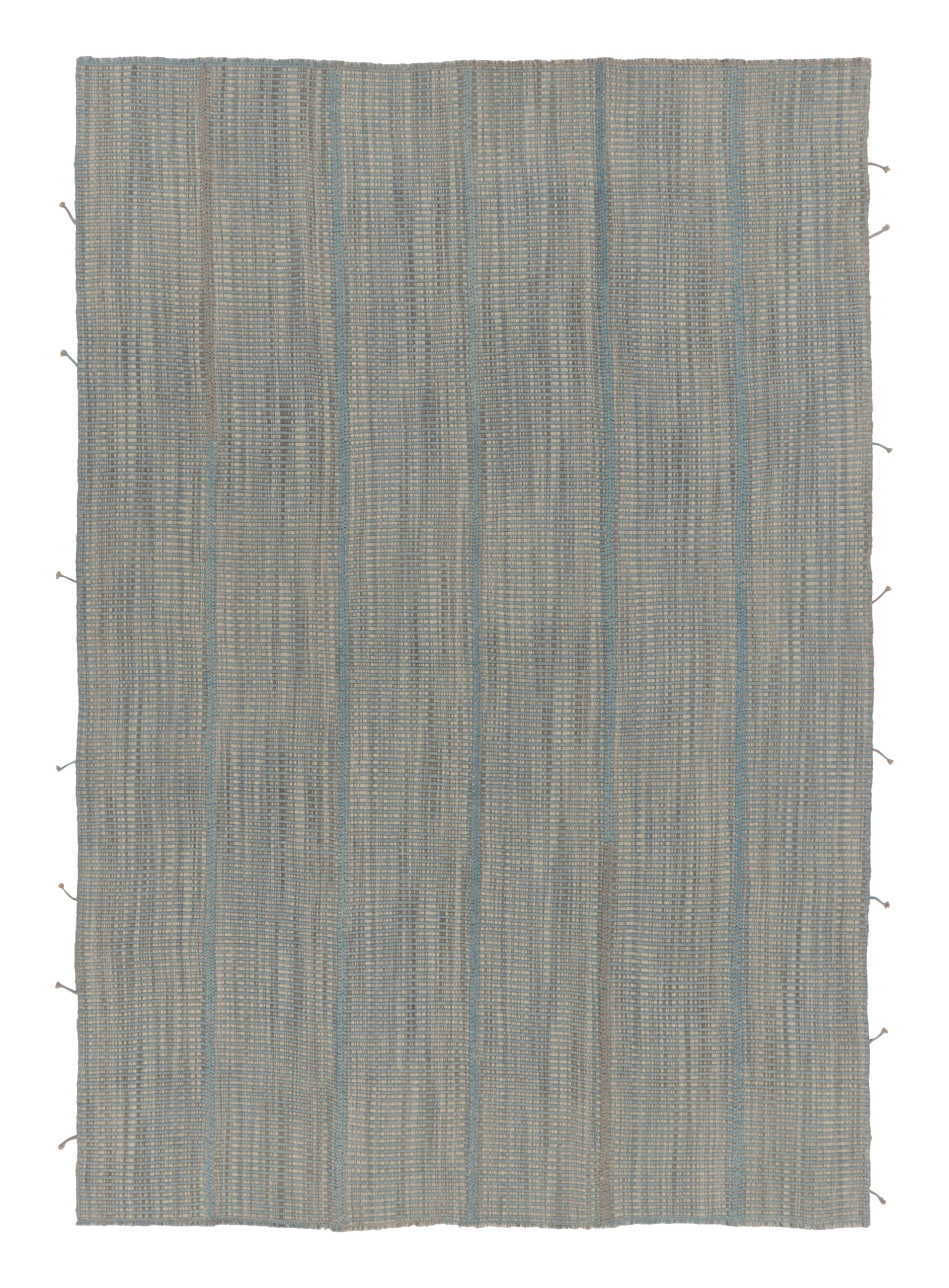 Modern Striped Kilim Rug
