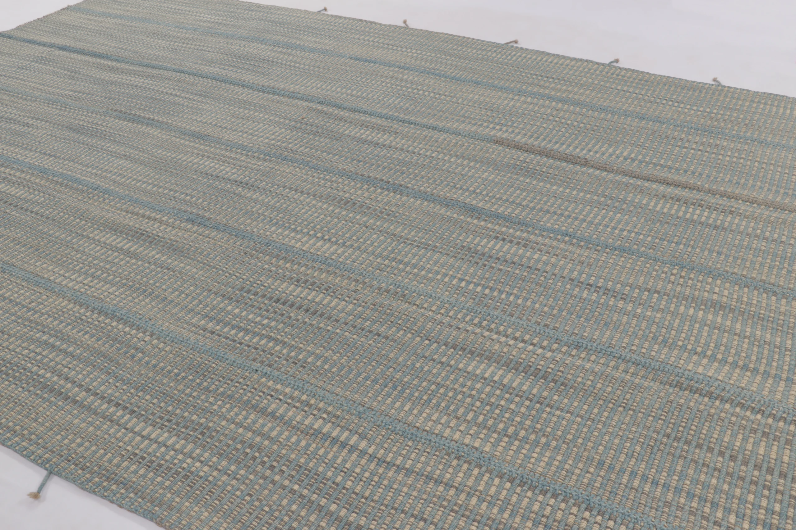 Modern Striped Kilim Rug