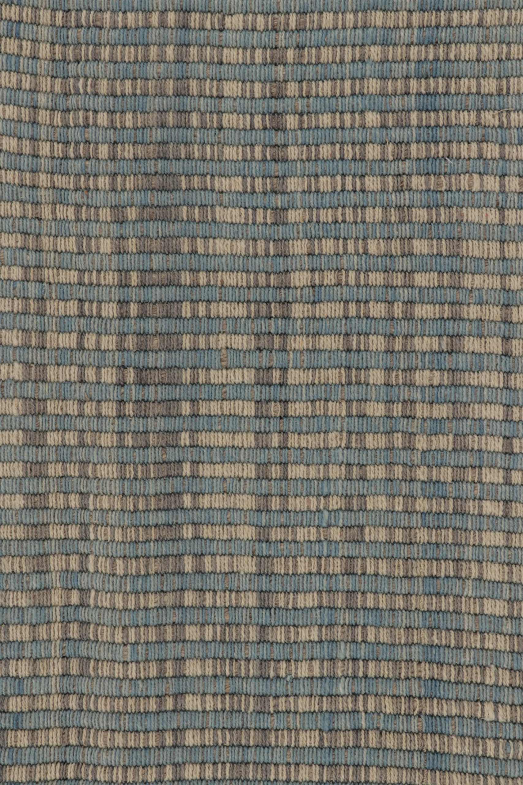 Modern Striped Kilim Rug