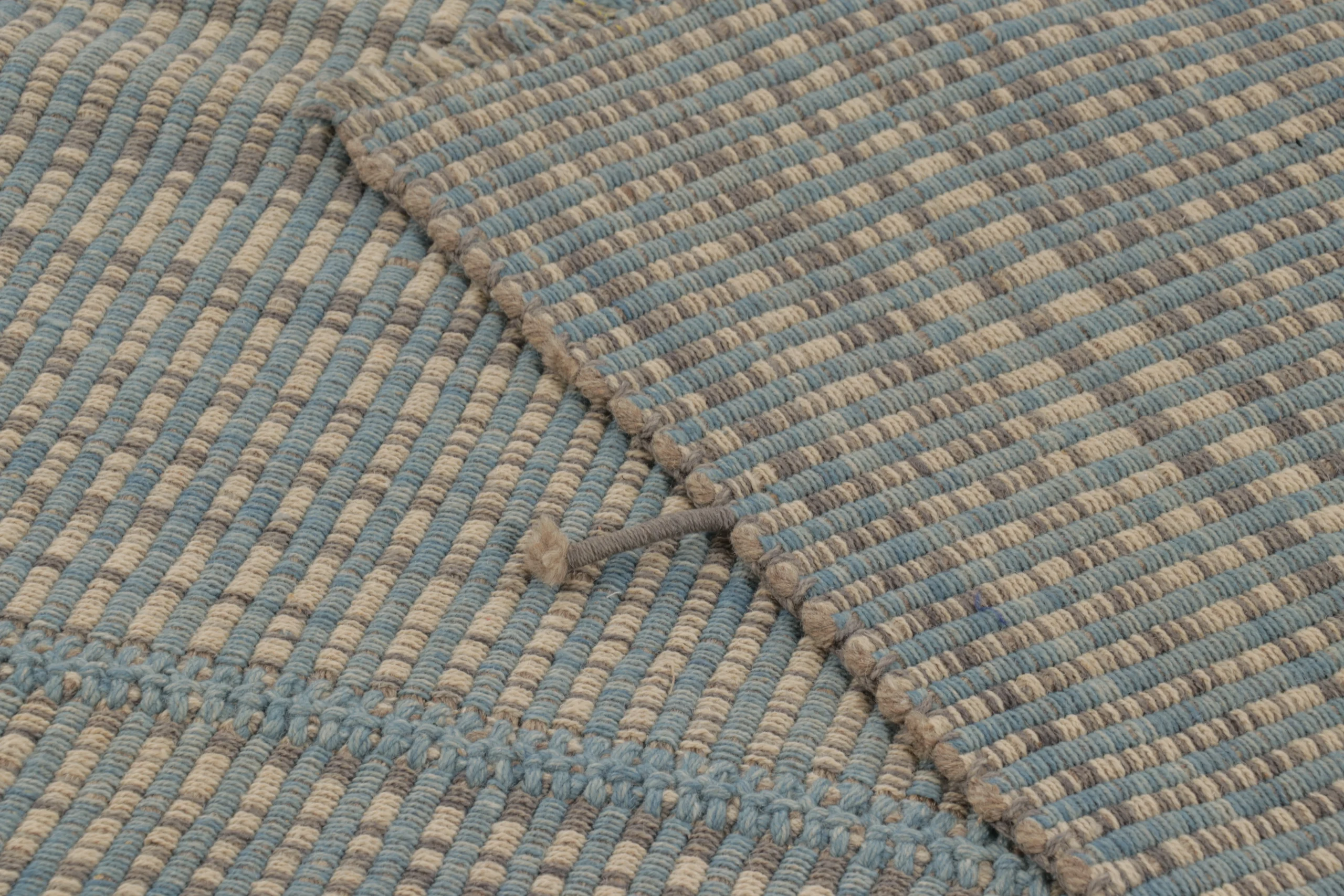 Modern Striped Kilim Rug