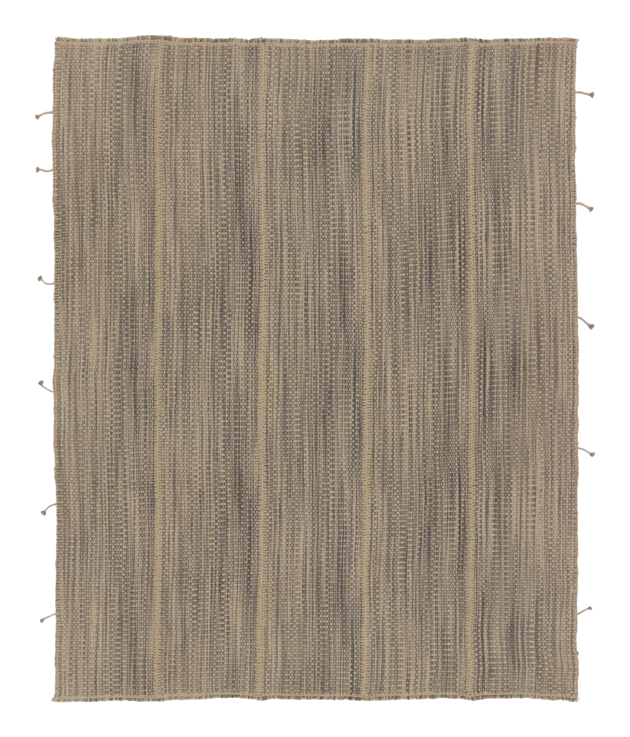Modern Striped Kilim Rug
