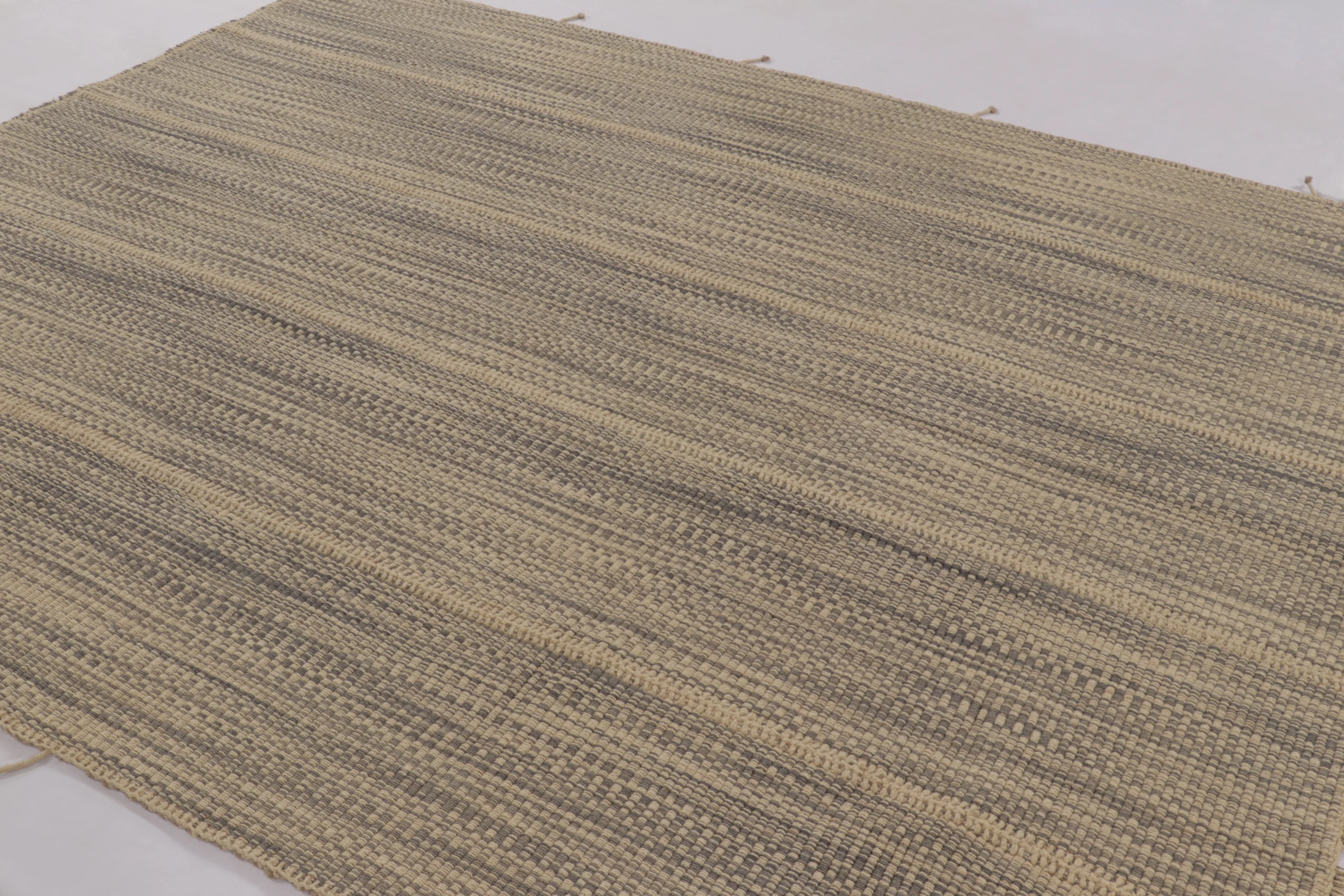 Modern Striped Kilim Rug