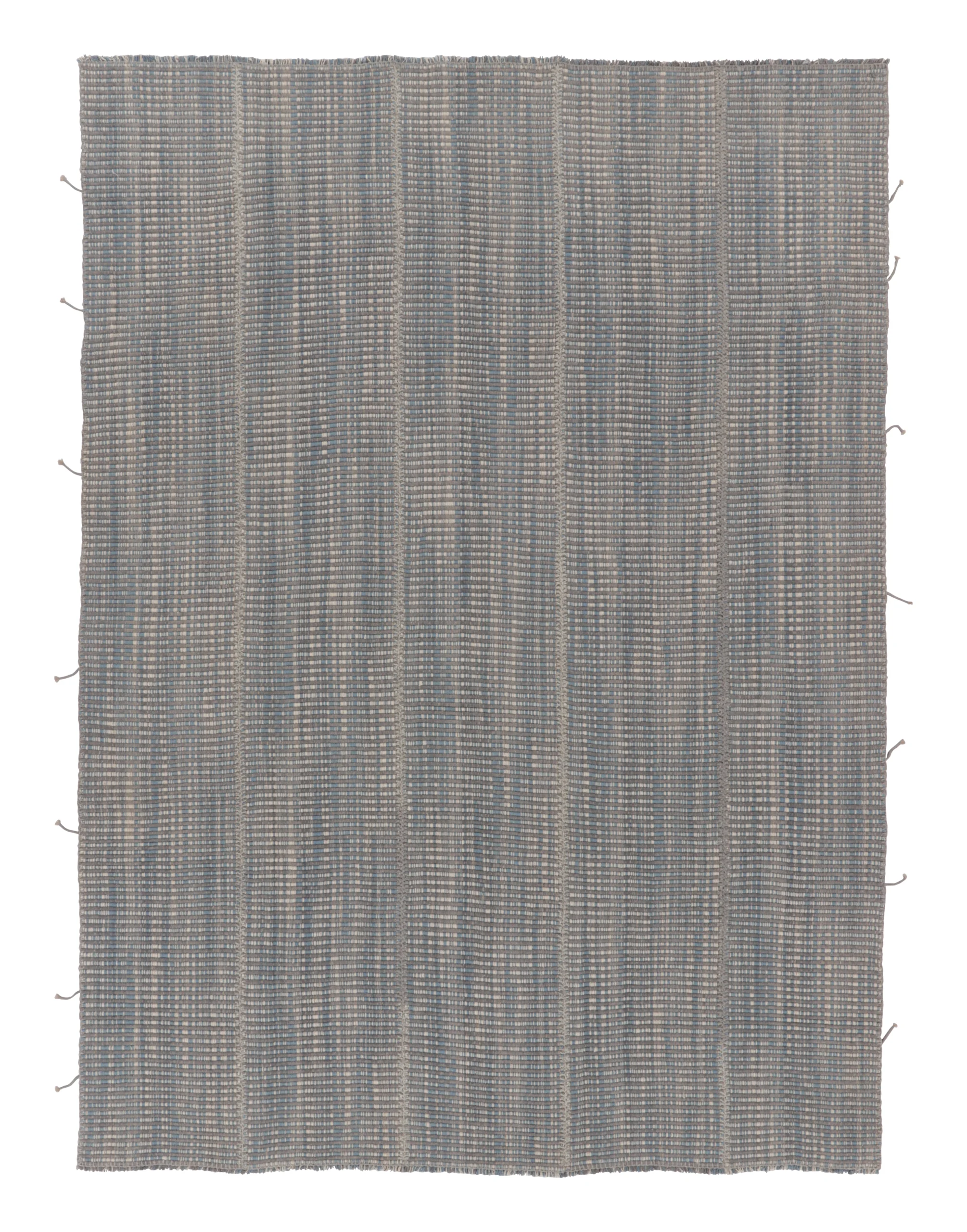 Modern Striped Kilim Rug