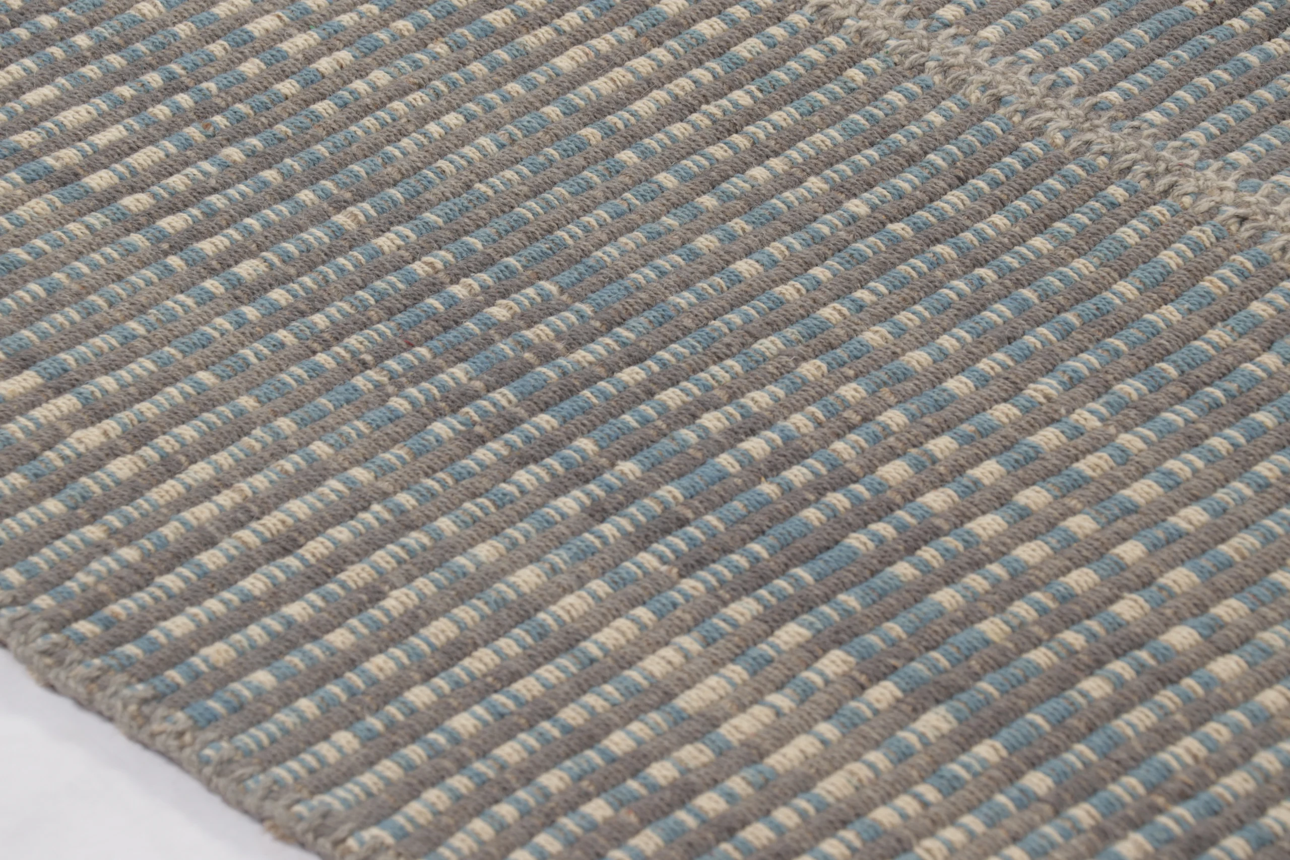 Modern Striped Kilim Rug