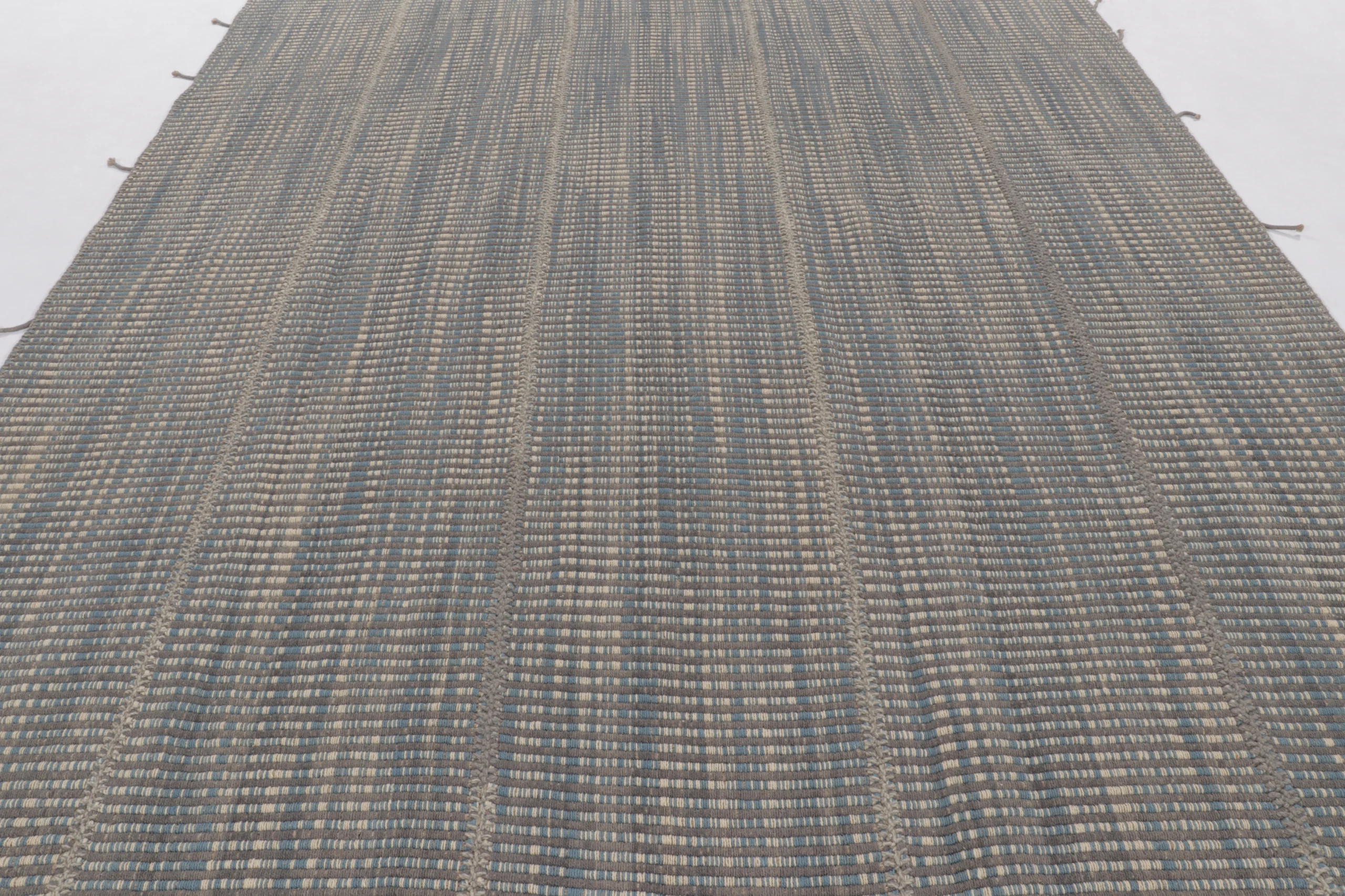 Modern Striped Kilim Rug