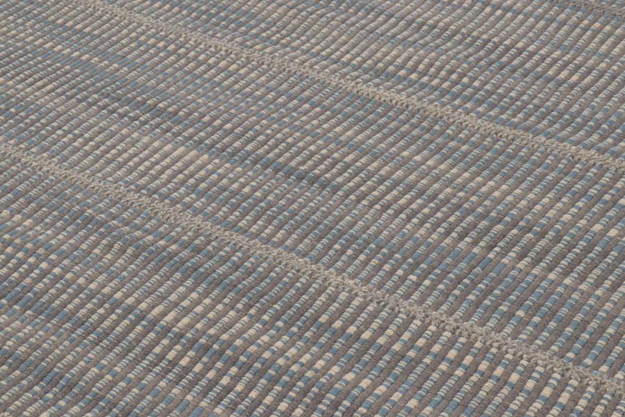 Modern Striped Kilim Rug