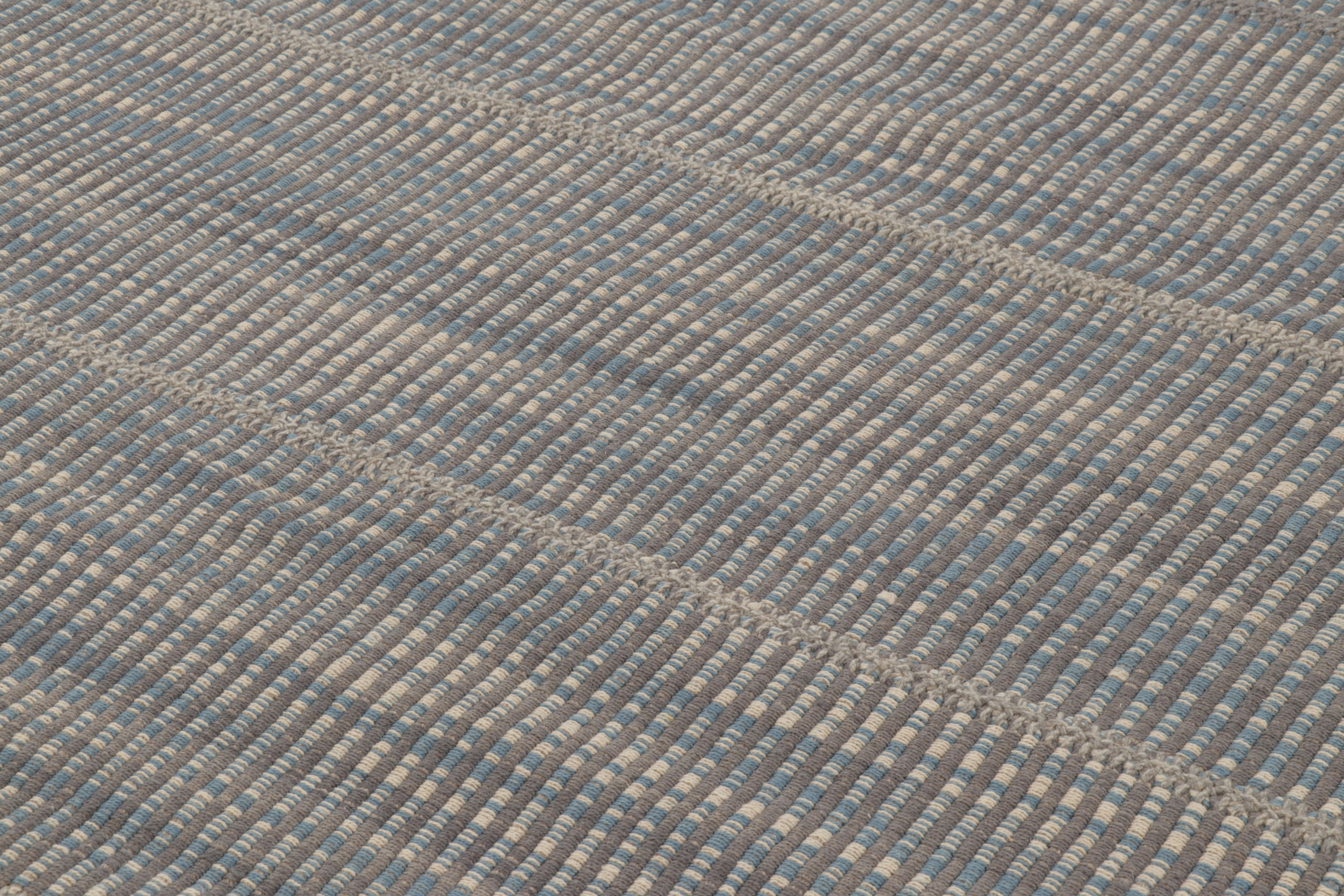 Modern Striped Kilim Rug