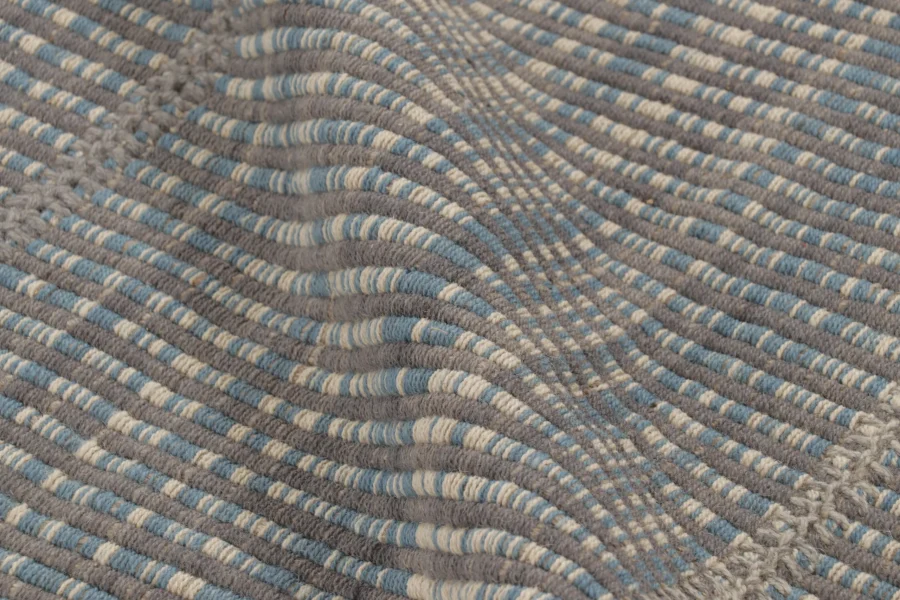 Modern Striped Kilim Rug