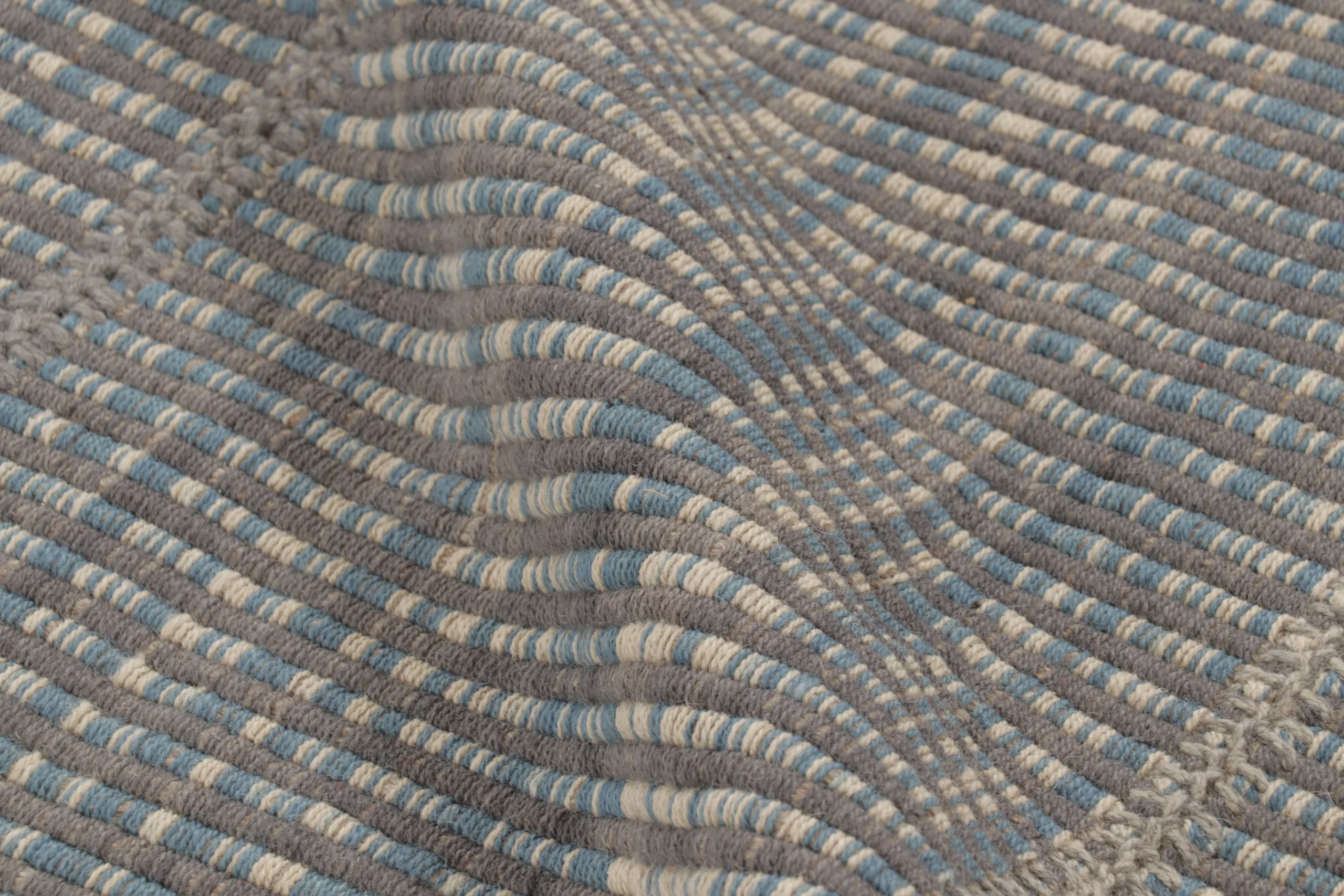 Modern Striped Kilim Rug