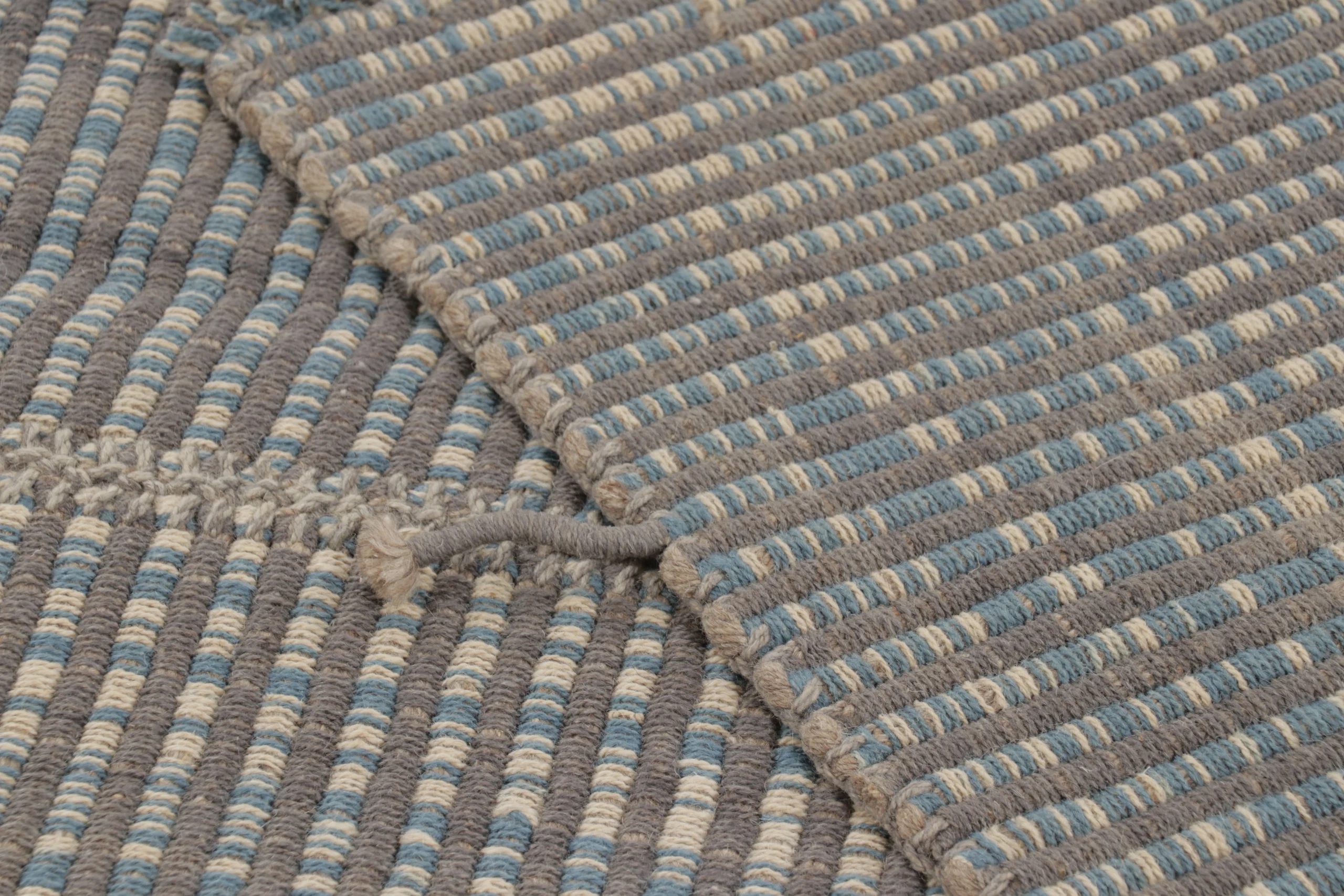 Modern Striped Kilim Rug