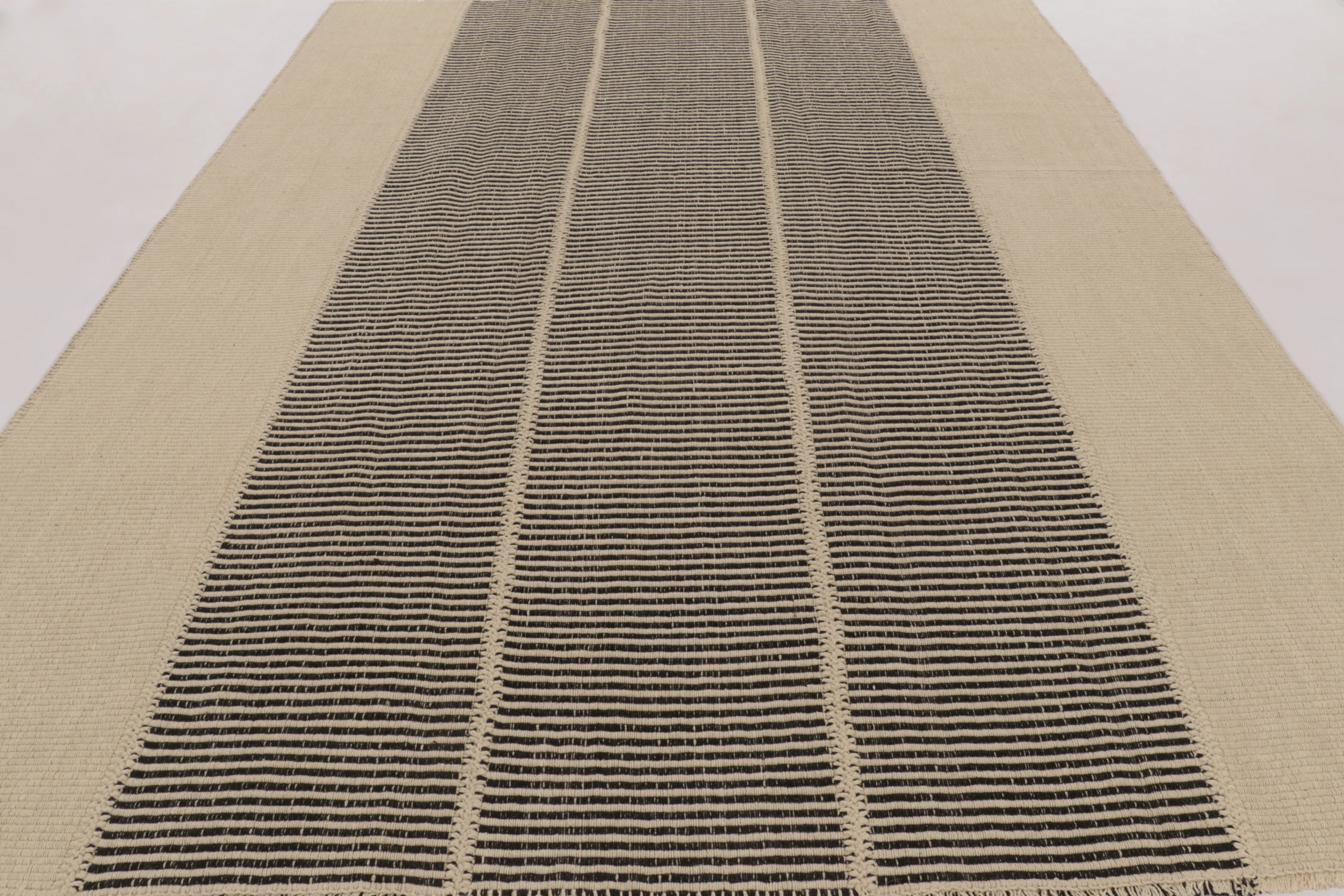 Modern Striped Kilim Rug