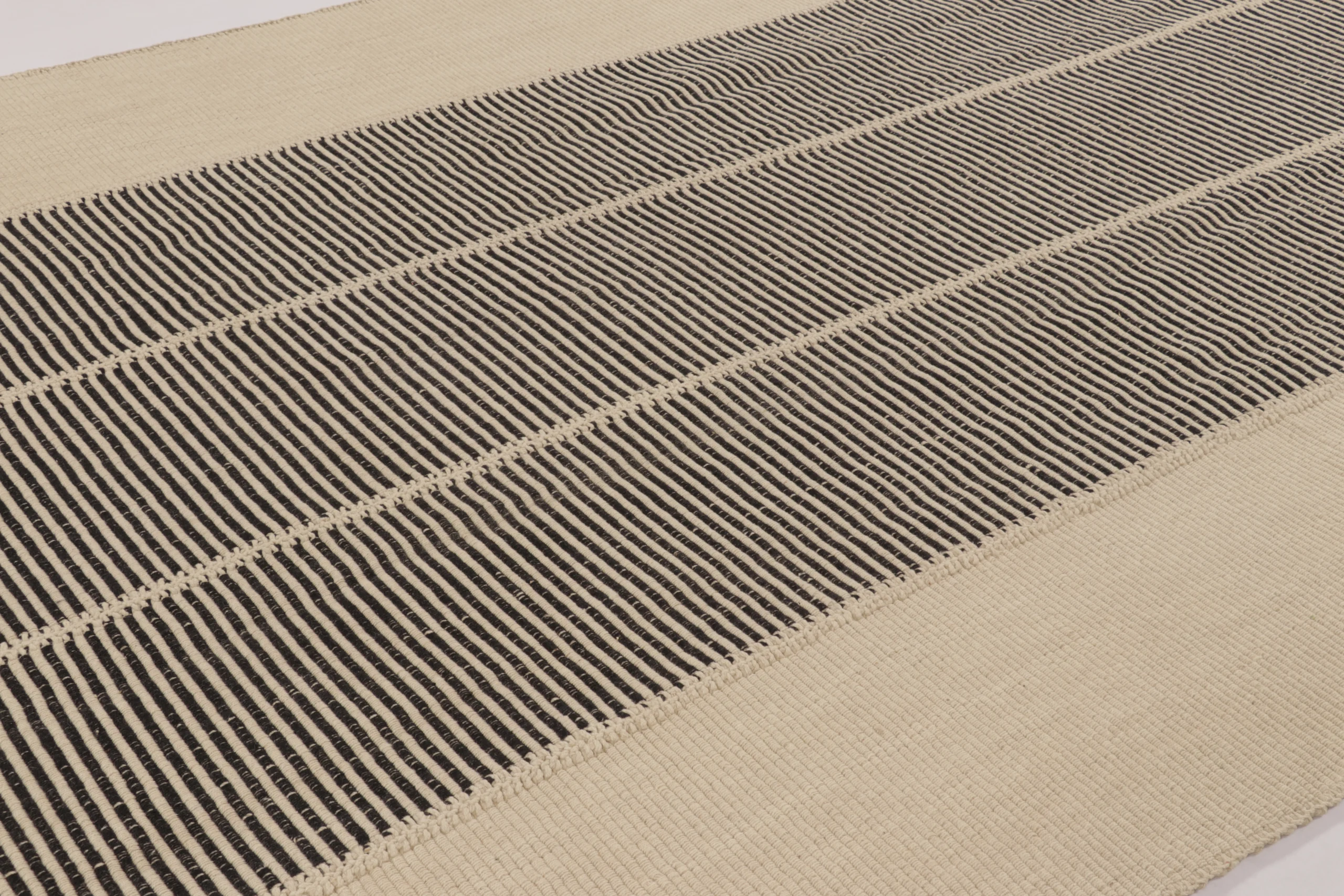 Modern Striped Kilim Rug