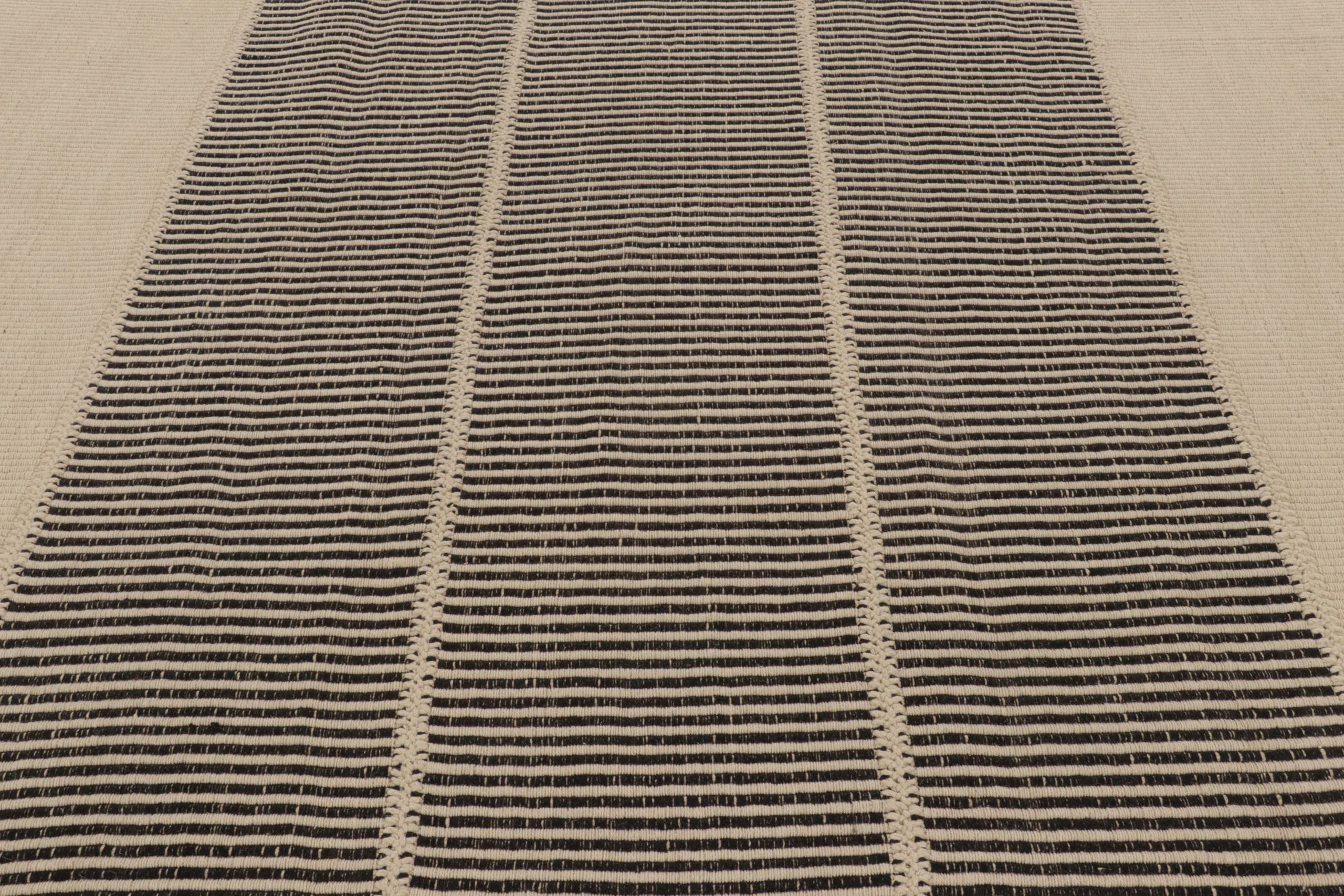 Modern Striped Kilim Rug